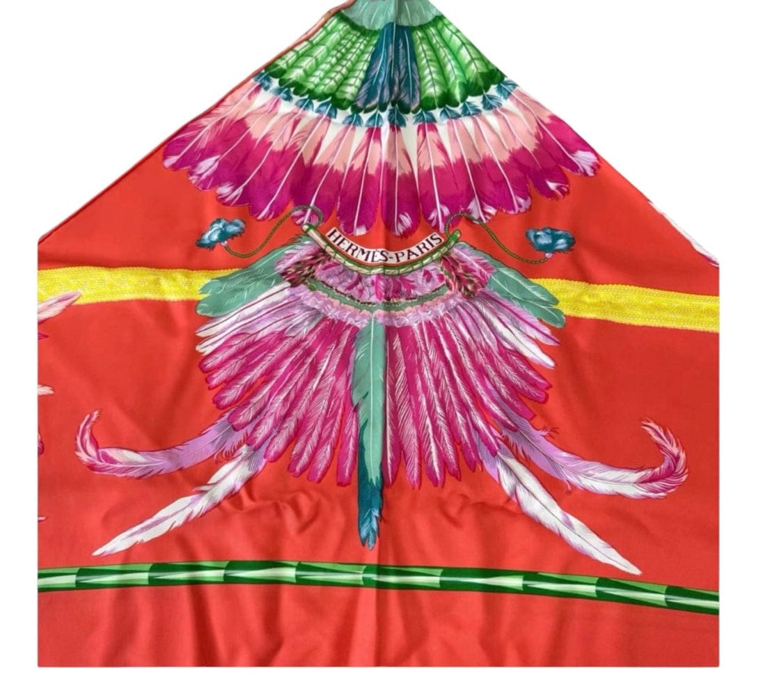 Hermes Hermes 140cm - 100% Silk Large Triangle Scarf - in Box