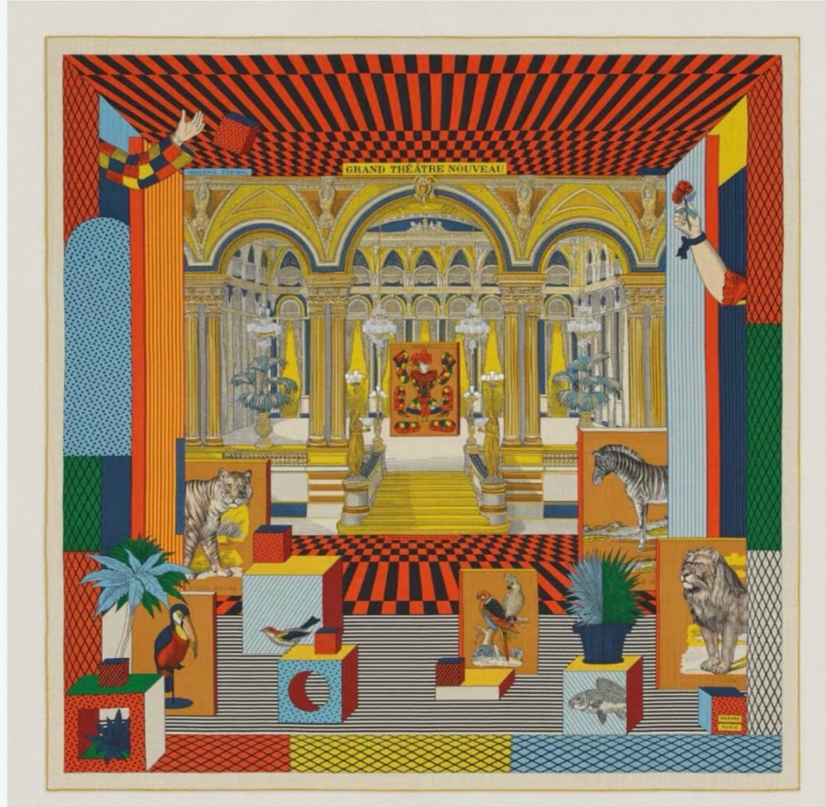 Hermes Hermes 140cm Cashmere/Silk Large Scarf - In Box