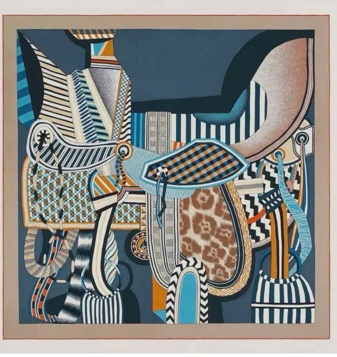 Hermes Hermes 140cm Cashmere/ Silk Large Scarf - in Box