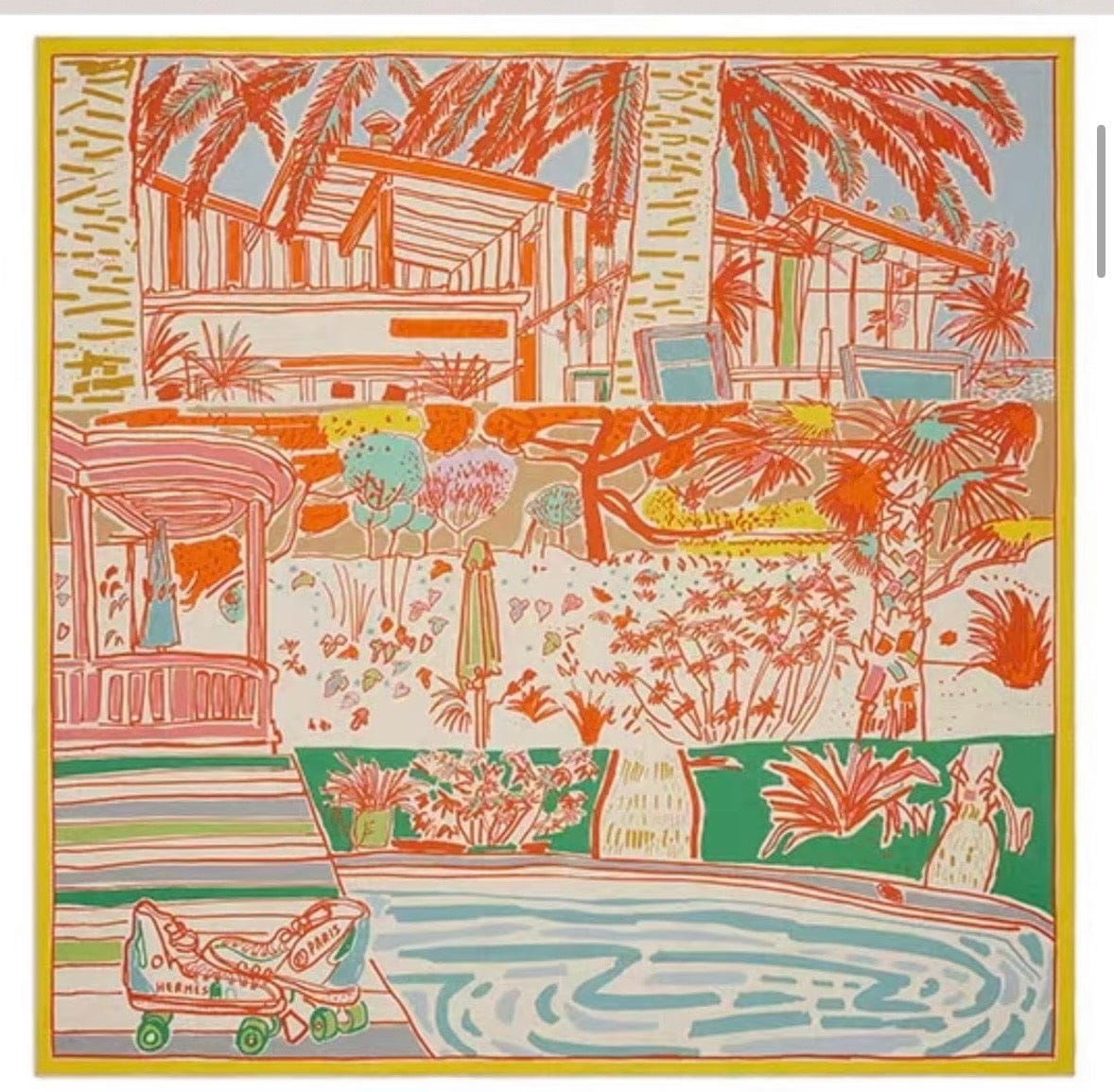 Hermes Hermes 140cm Cashmere/ Silk Large Scarf - in Box