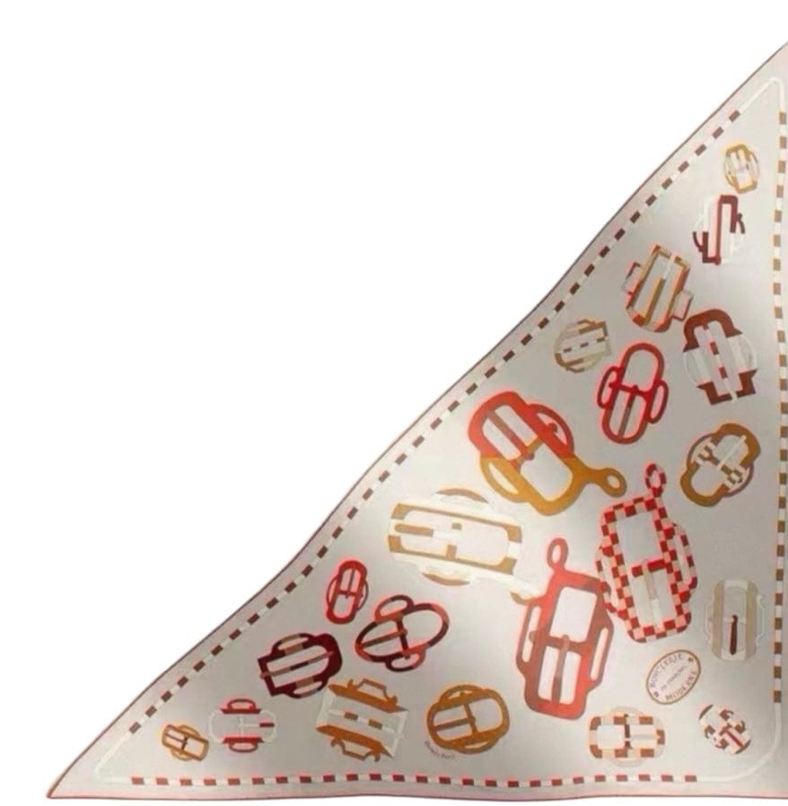 Hermes Hermes 140cm Cashmere/Silk Large Triangle Scarf - Bouclerie Moderne  - In Box