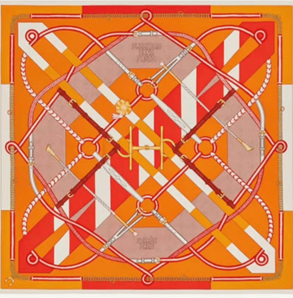 Hermes Hermes 140cm Cashmere/Silk Large Triangle Scarf - in Box