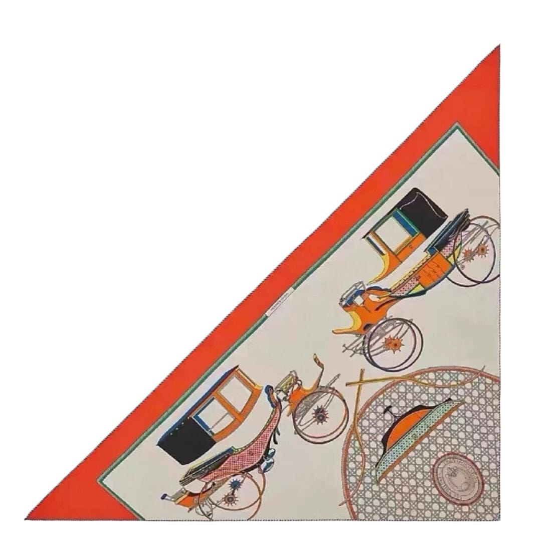 Hermes Hermes 140cm Cashmere/Silk Large Triangle Scarf- in Box