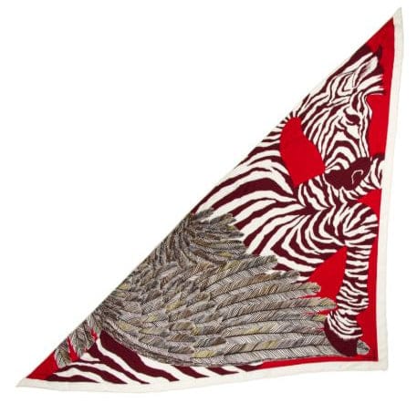 Hermes Hermes 140cm Cashmere/ Silk Large Triangle Scarf - in Box