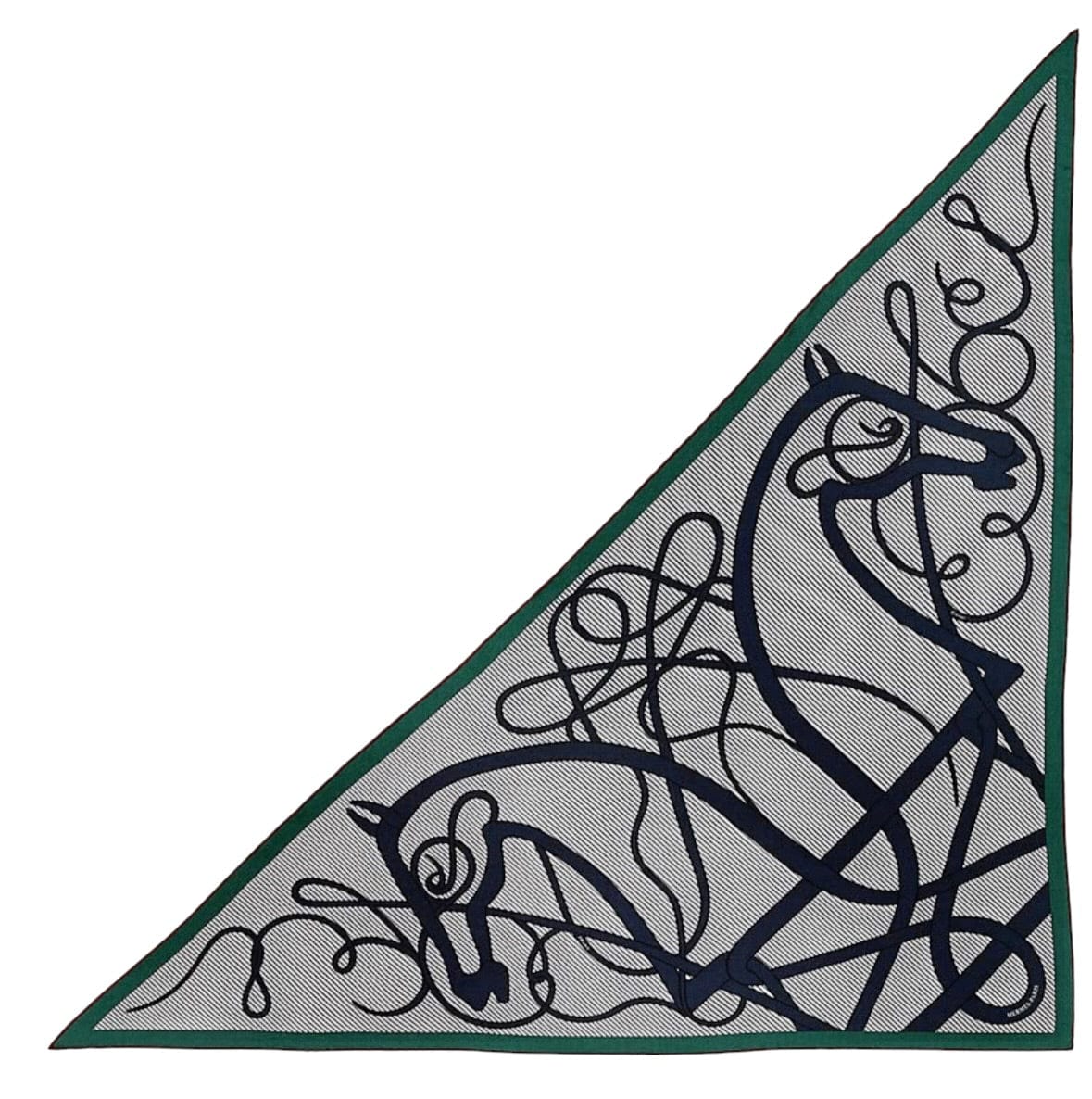 Hermes Hermes 140cm Cashmere/ Silk Large Triangle Scarf - in Box