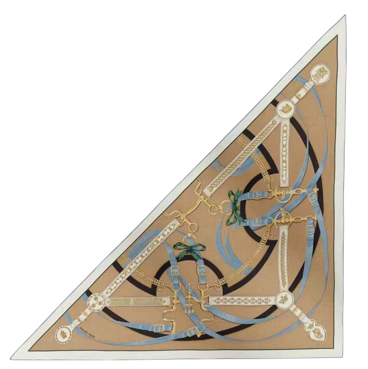 Hermes Hermes 140cm Cashmere/ Silk Large Triangle Scarf - in Box