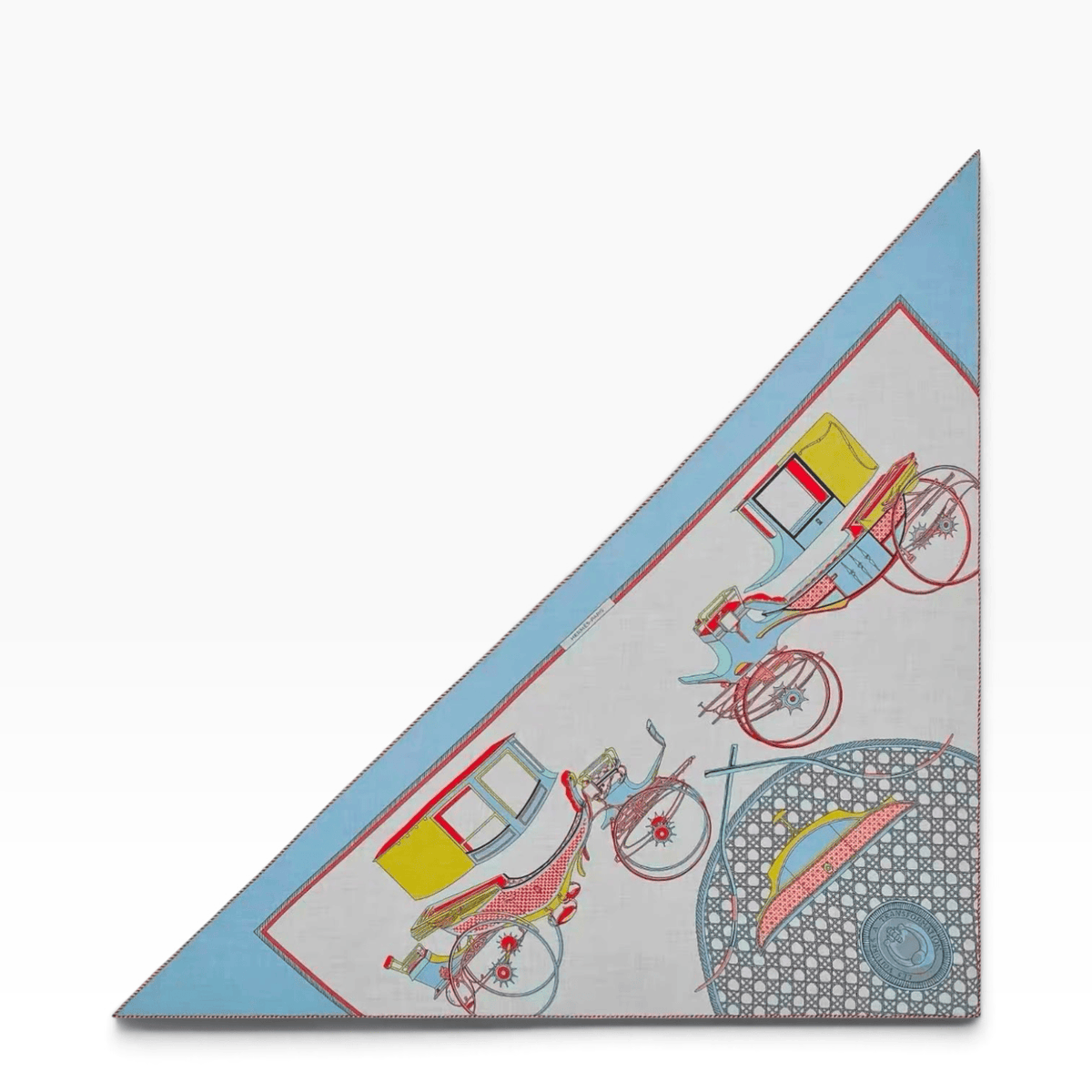 Hermes Hermes 140cm Cashmere/ Silk Large Triangle Scarf - in Box