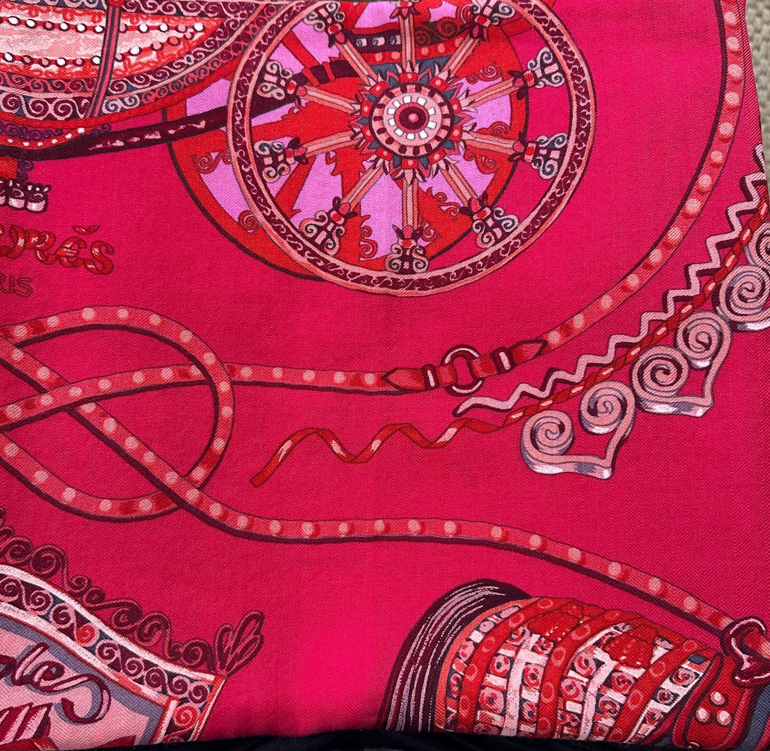 Hermes Hermes 140cm Cashmere/Silk  Scarf - Paperoles - In Box