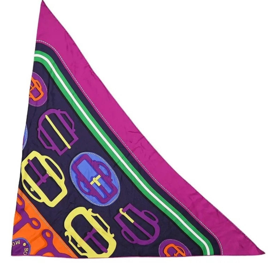 Hermes Hermes 140cm Silk Large Triangle Scarf - in Box