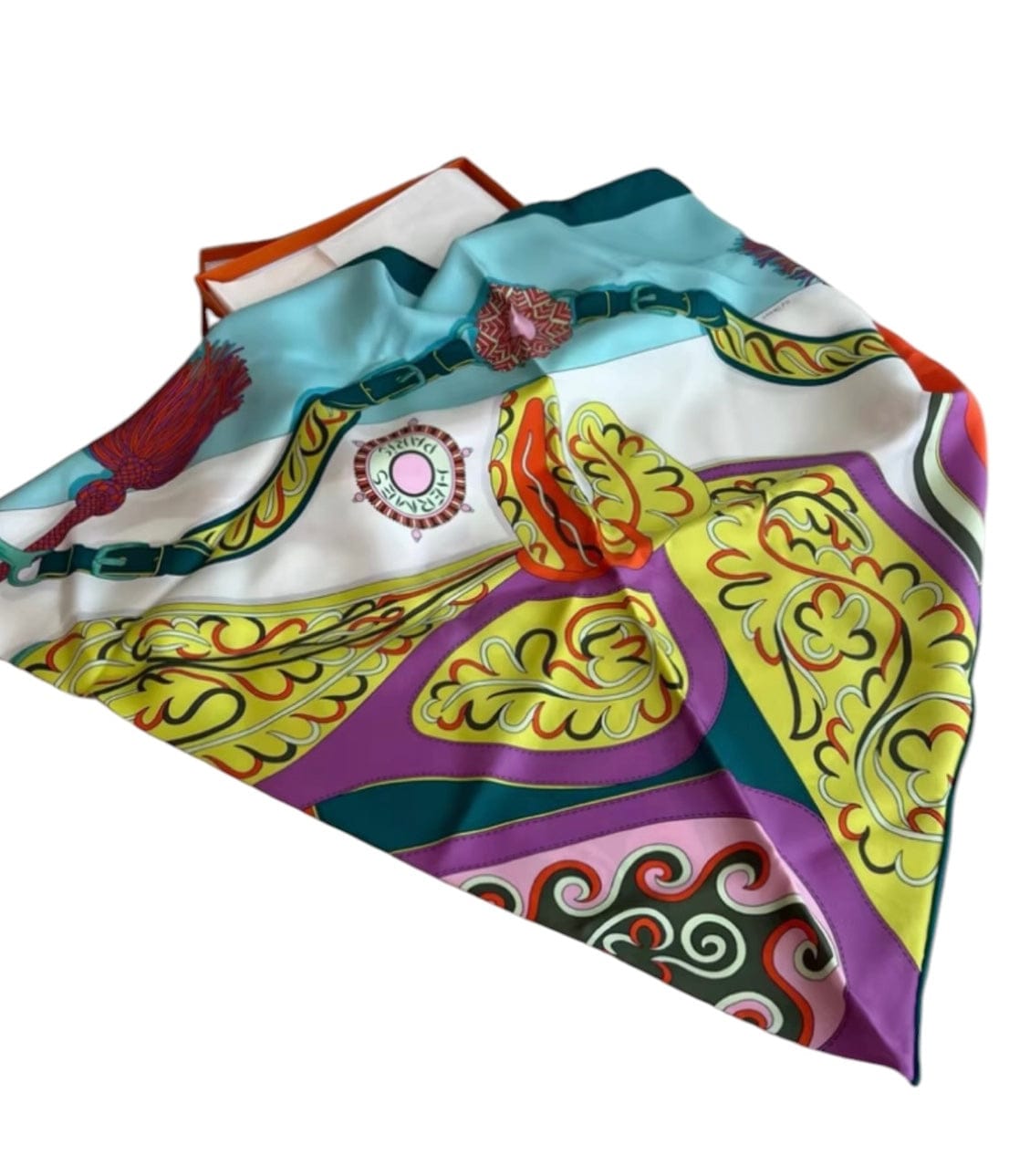 Hermes Hermes 140cm Silk Large Triangle Scarf - in Box