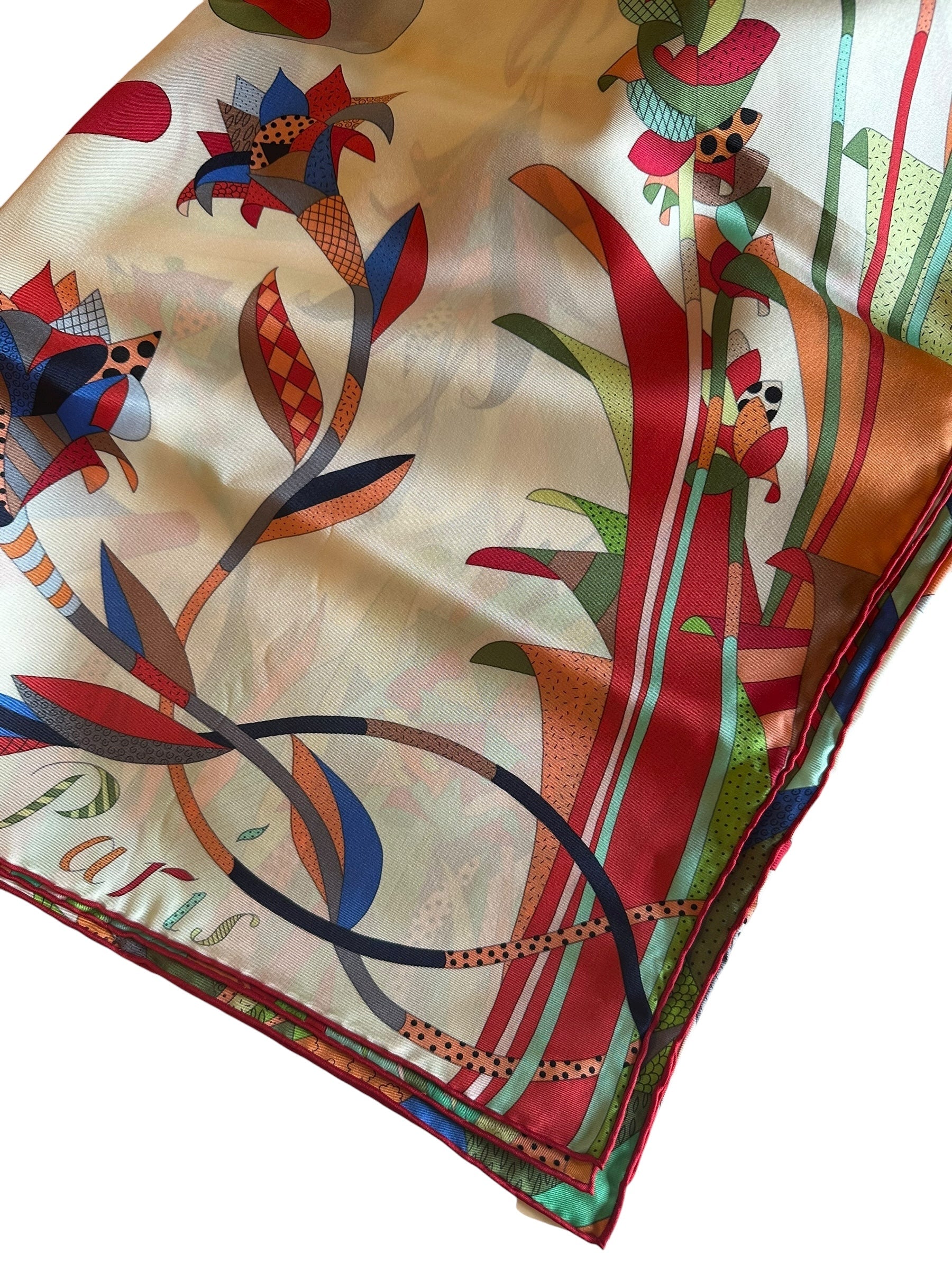 Hermes Hermes 140cm Silk Scarf Soie Paradis De Soie - In Box