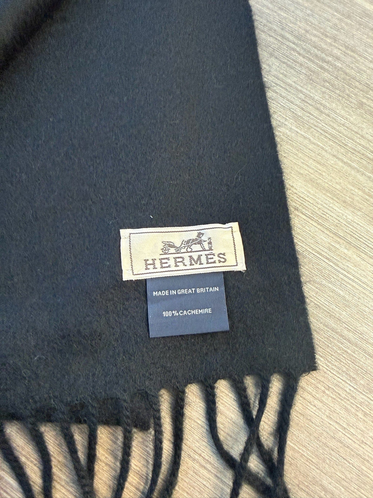 Hermès Hermès Cashmere Scarf - Black