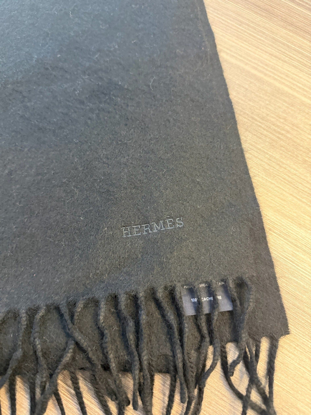Hermès Hermès Cashmere Scarf - Black