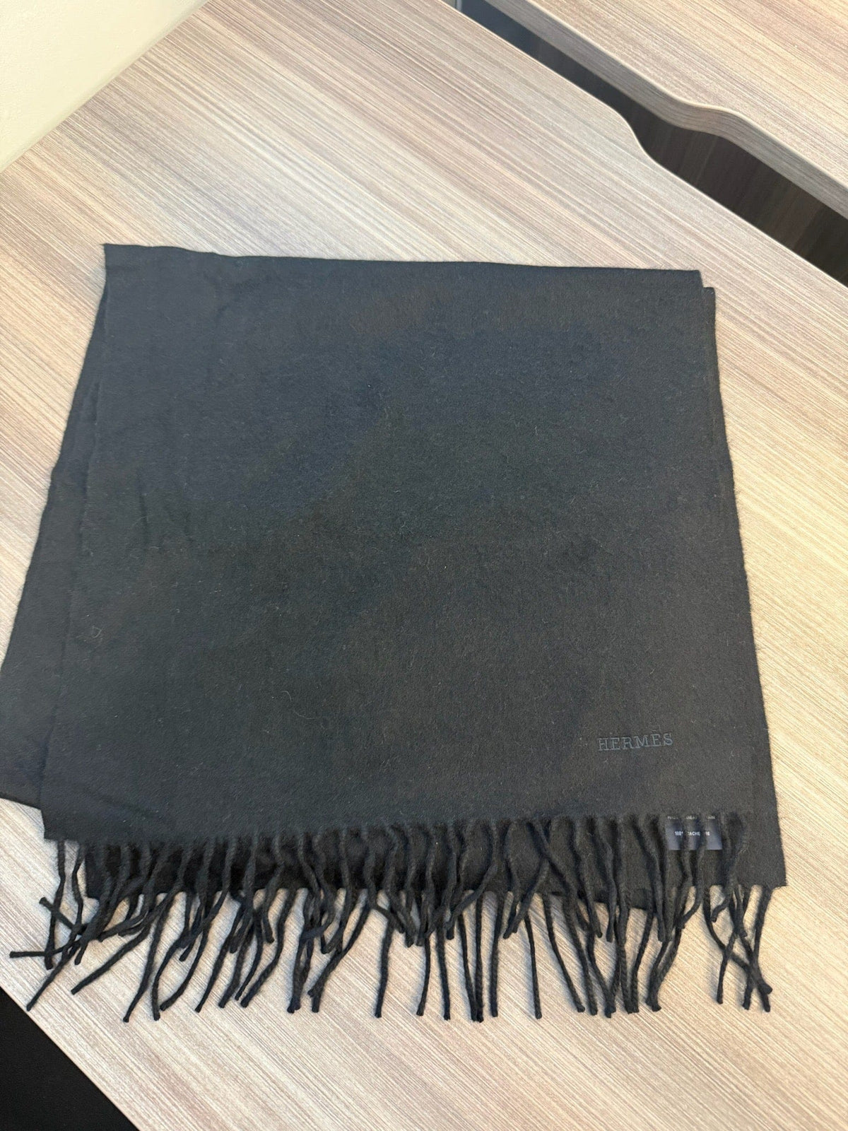 Hermès Hermès Cashmere Scarf - Black