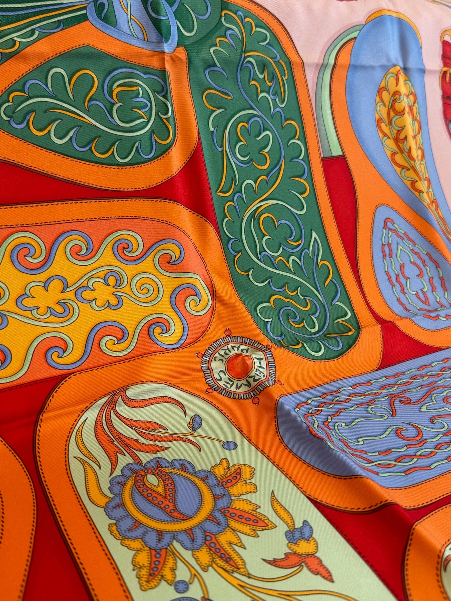Hermes Hermes Festival des Amazones Silk Scarf 90