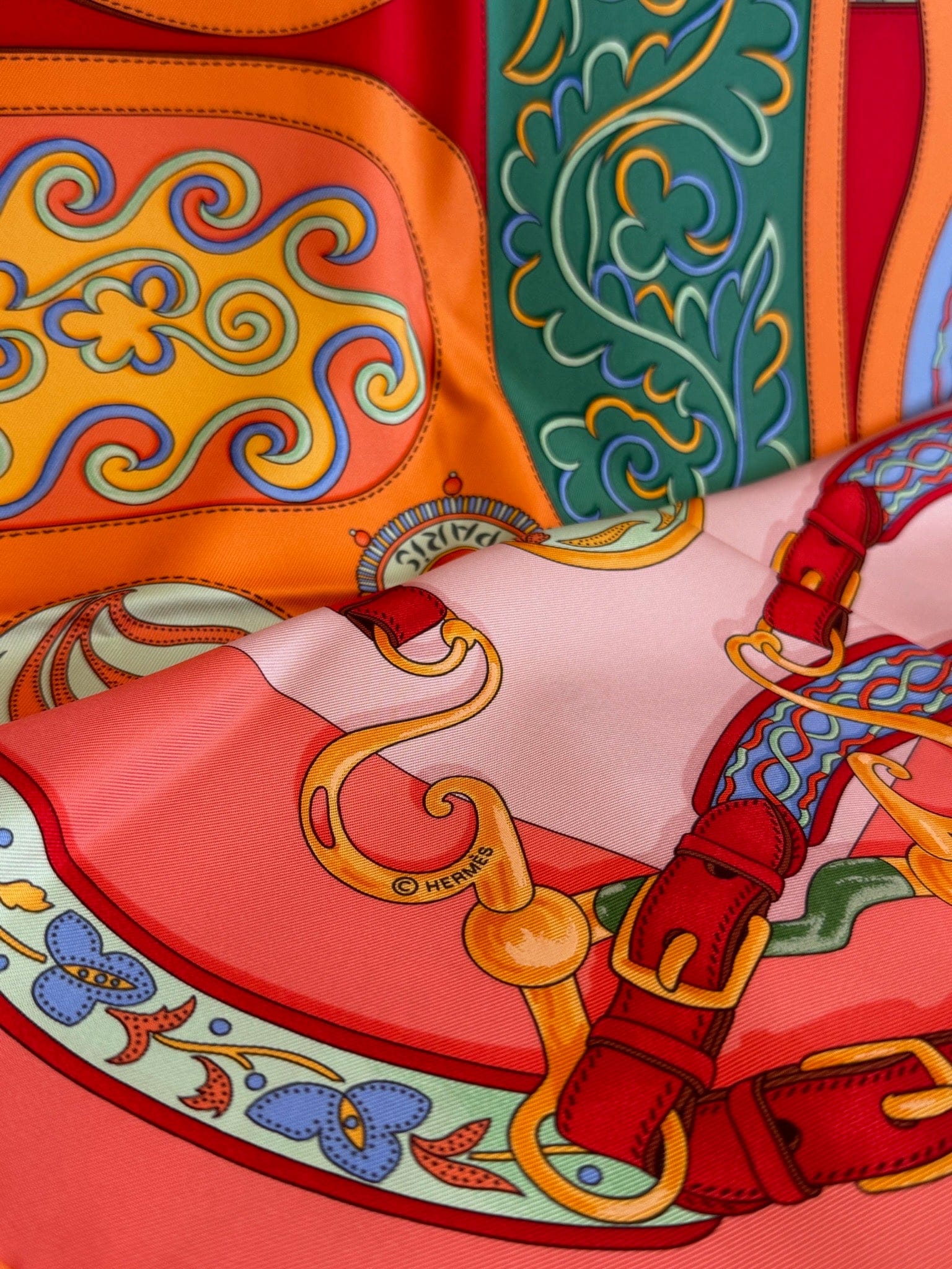 Hermes Hermes Festival des Amazones Silk Scarf 90