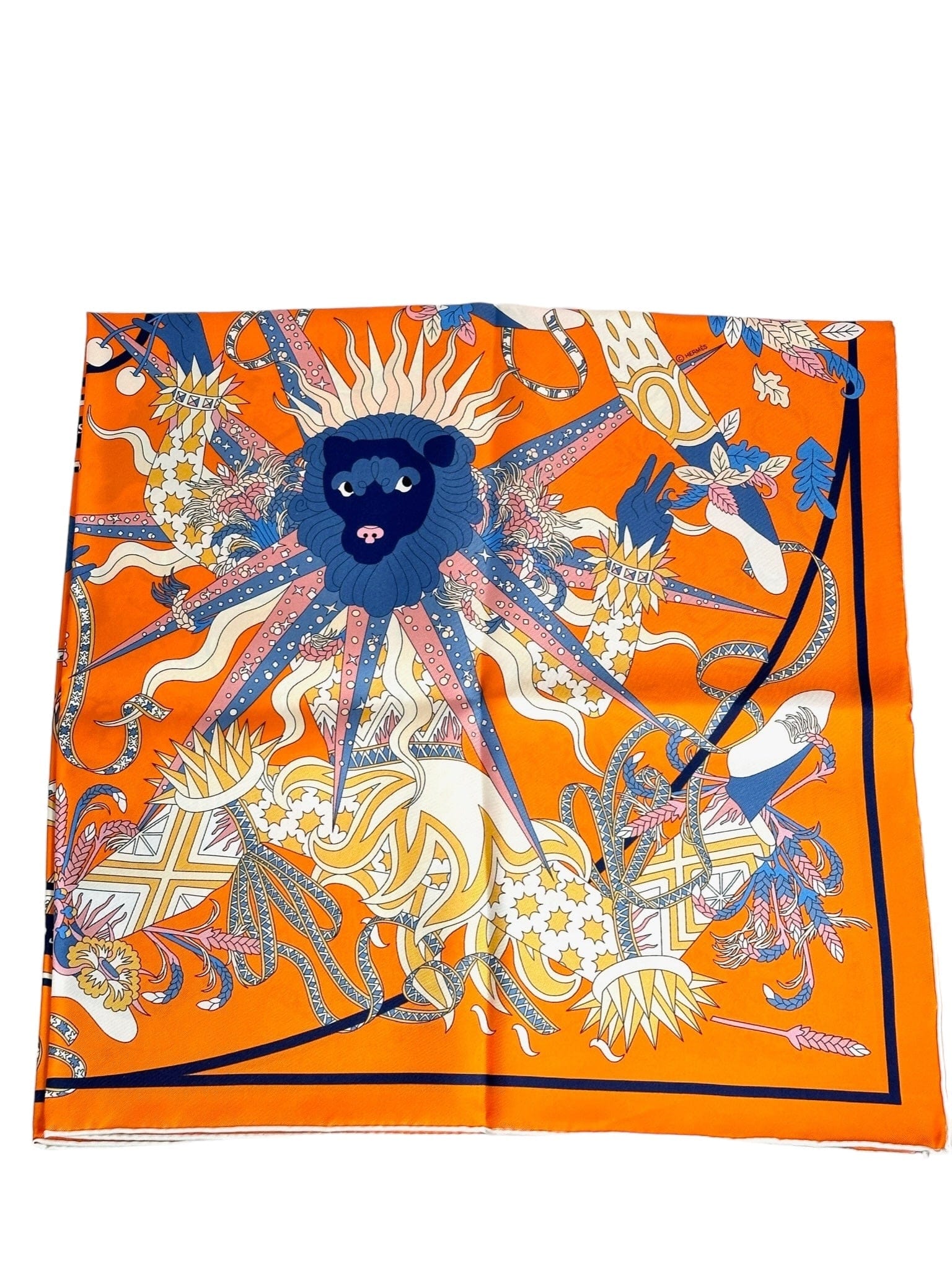 Hermes Hermes Silk Le Sacre Des Saisons Scarf - 90cm