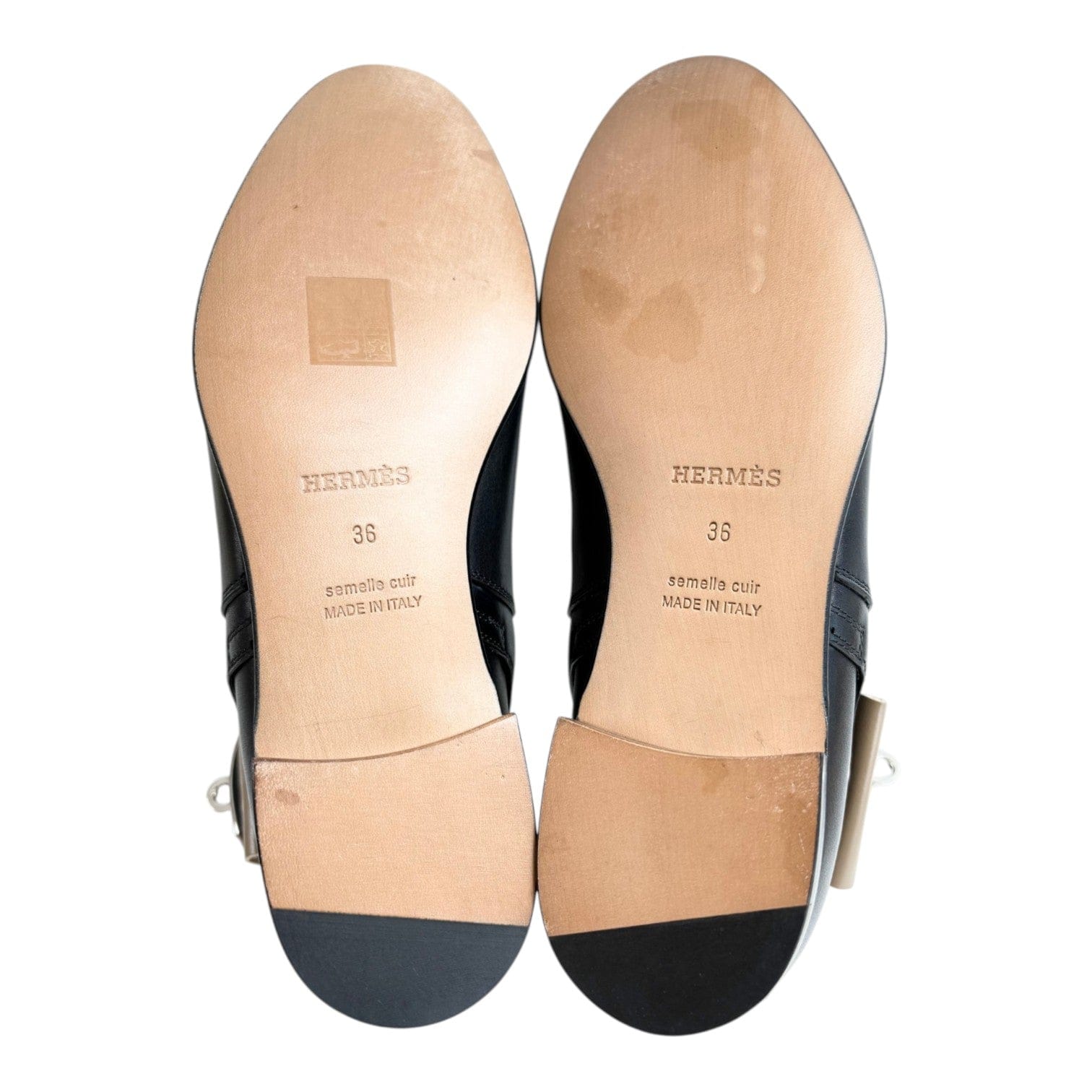 Hermes Hermes Black Kelly Boots Shoes #36
