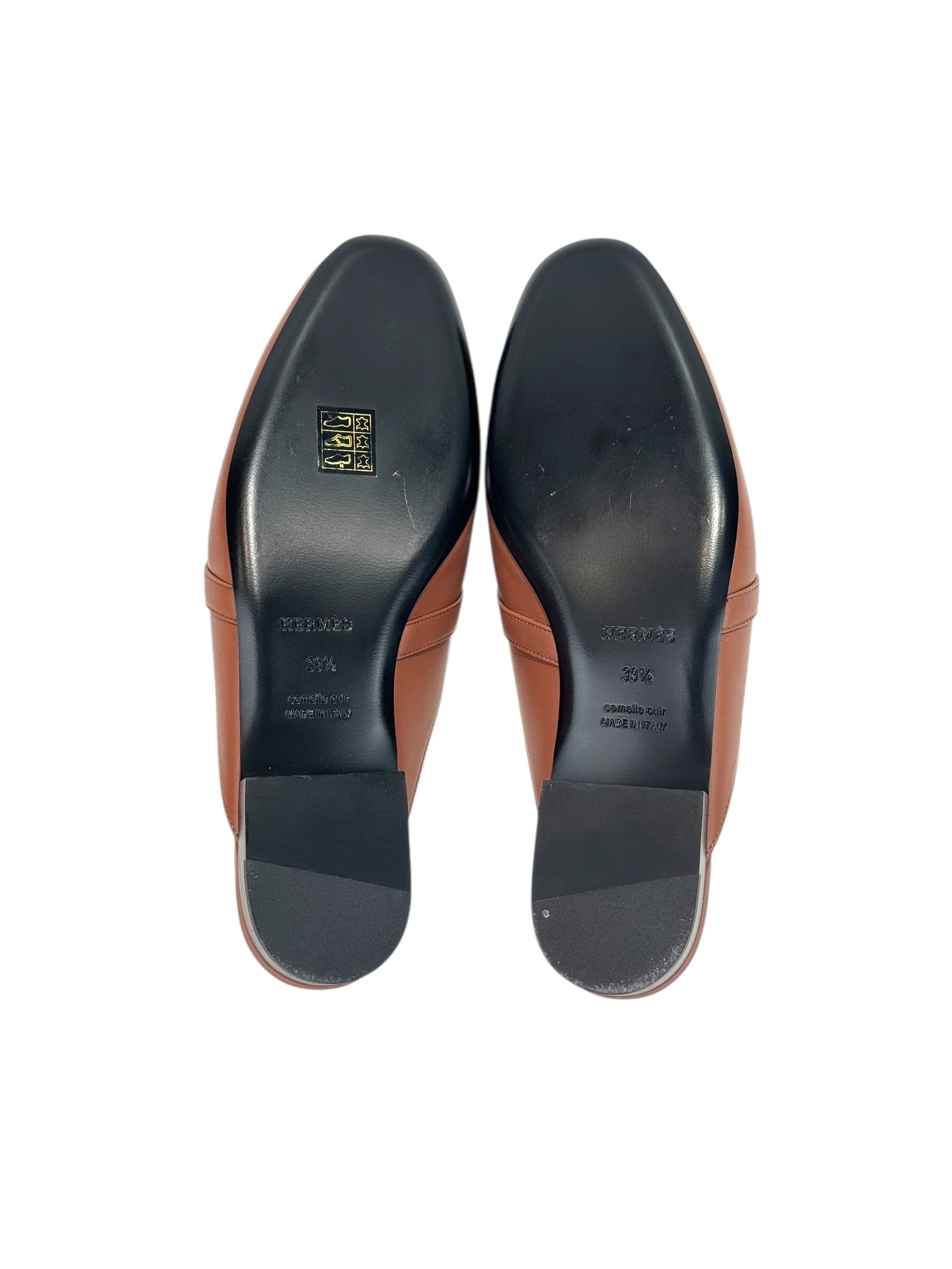 Hermes Hermes Brown Mule Slides #39.5