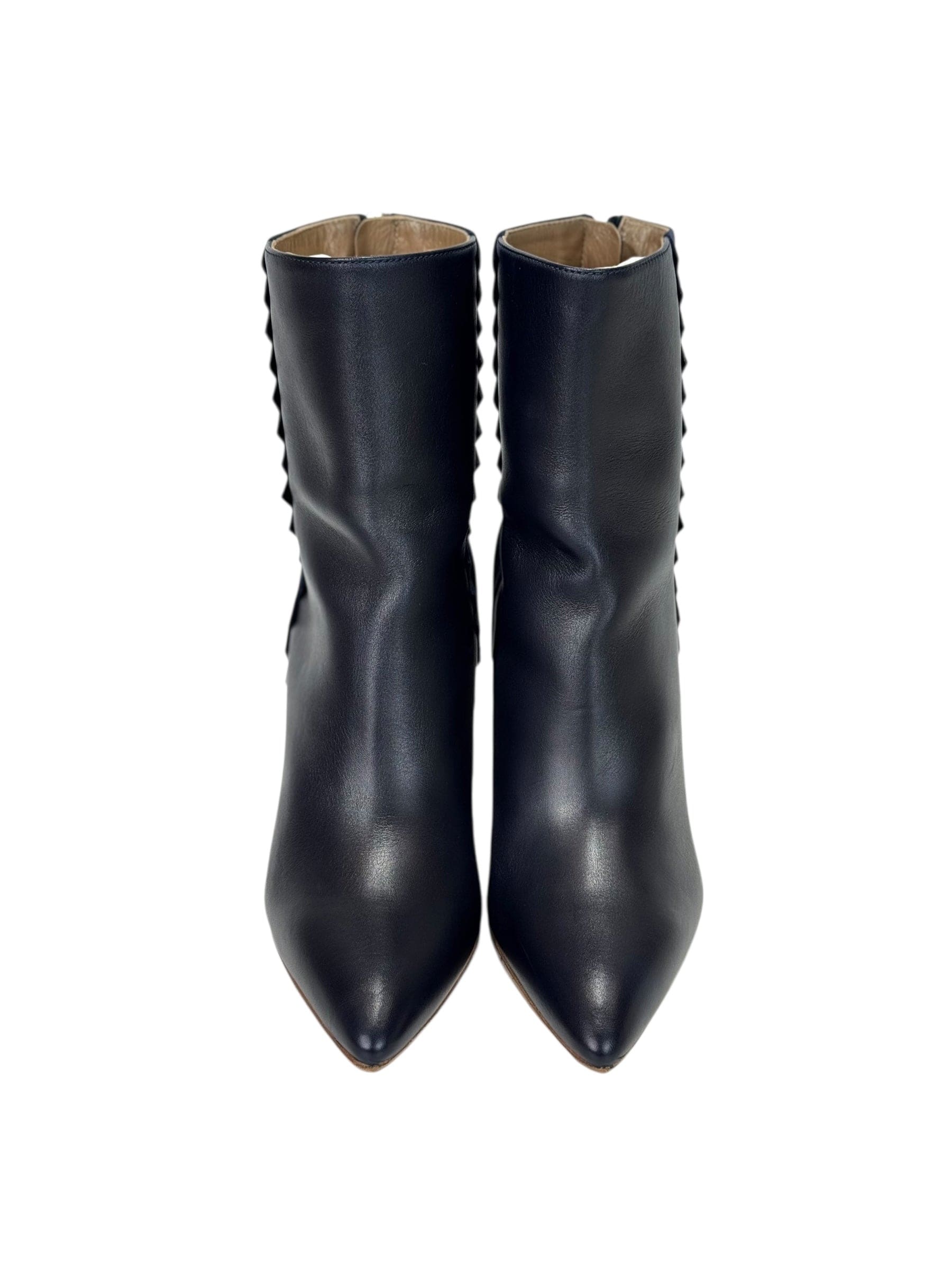 Hermes Hermes Navy Bottines Femme Volver 60 Boots - #37.5