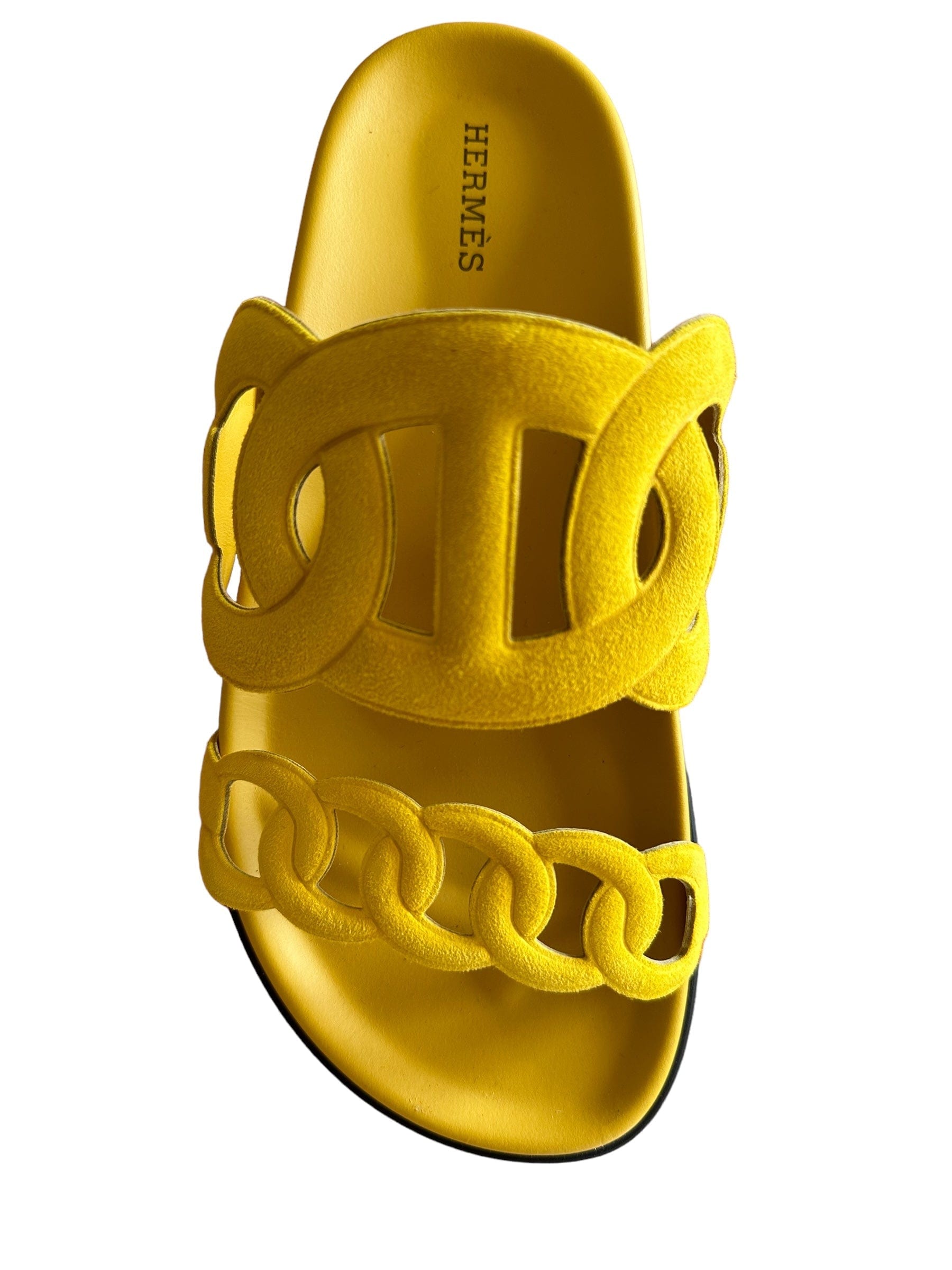 Hermes Hermes Yellow Extra Sandals