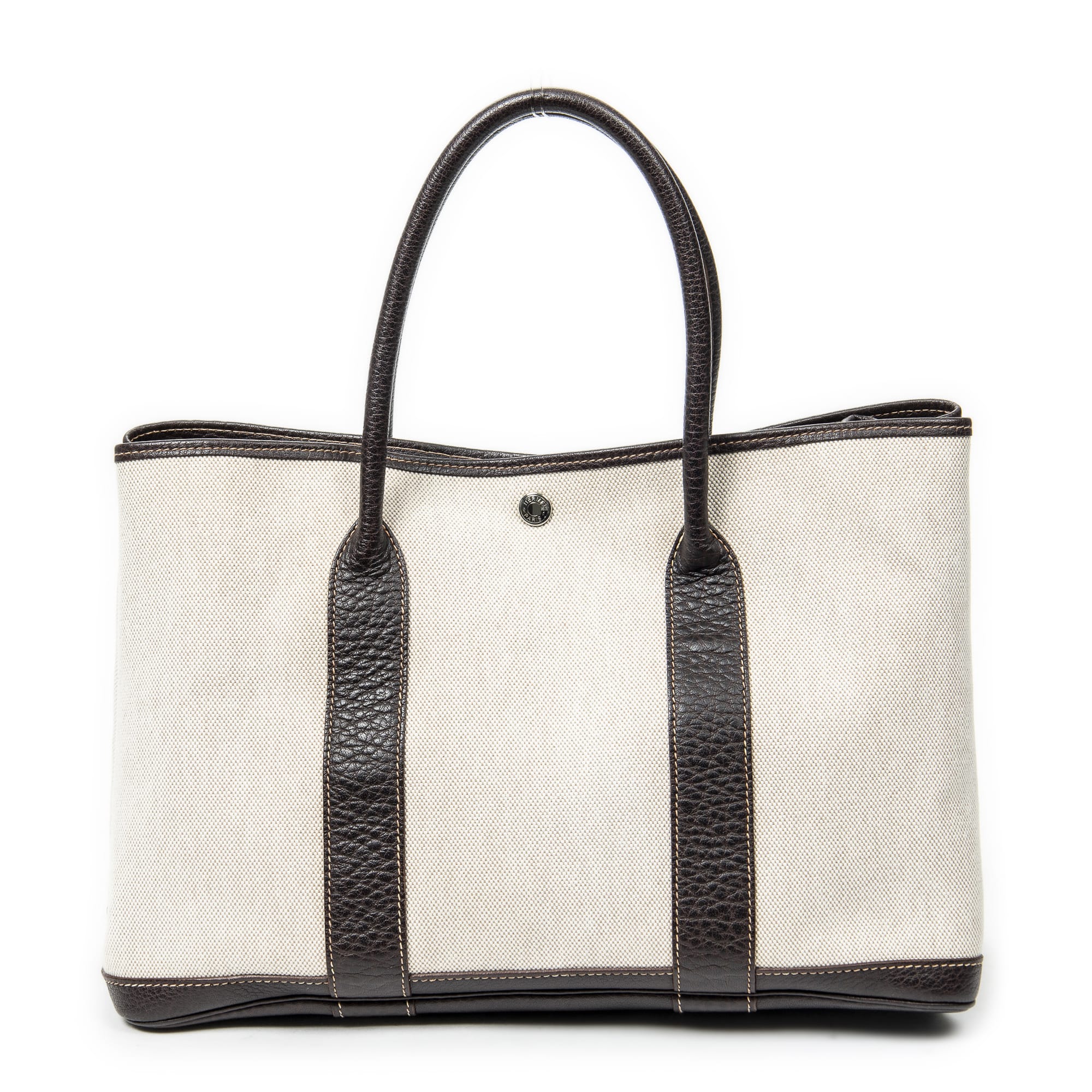 Hermès Hermès Beige/Brown Canvas Garden Party ABB8528