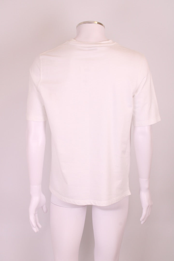 Hermes Hermes Leather Patch T-Shirt White M