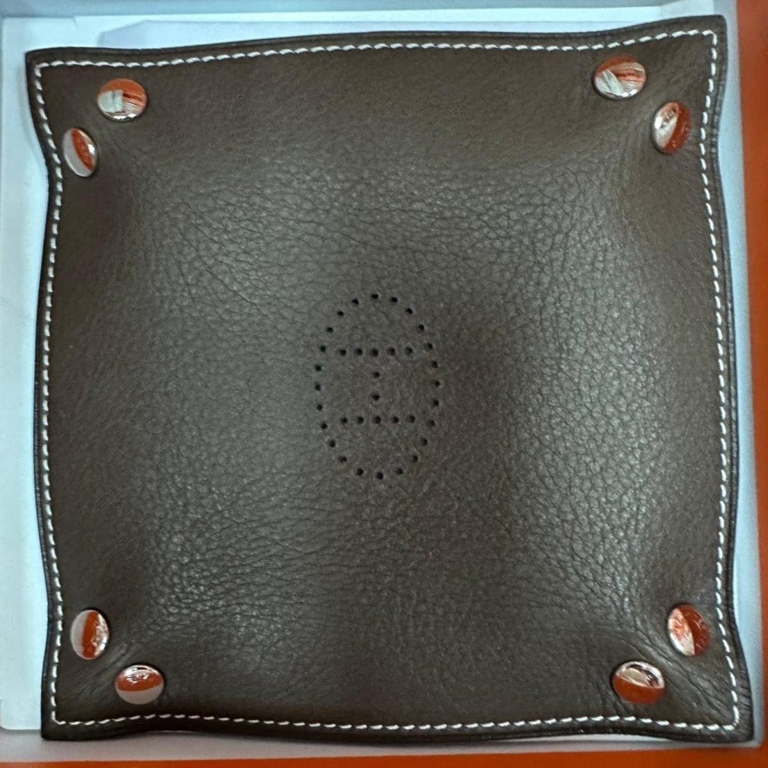 Hermes 19. Hermes Leather Tray