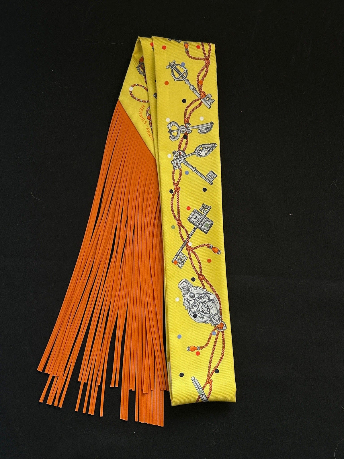 Hermès Hermès Twilly Fringe - Yellow / Orange