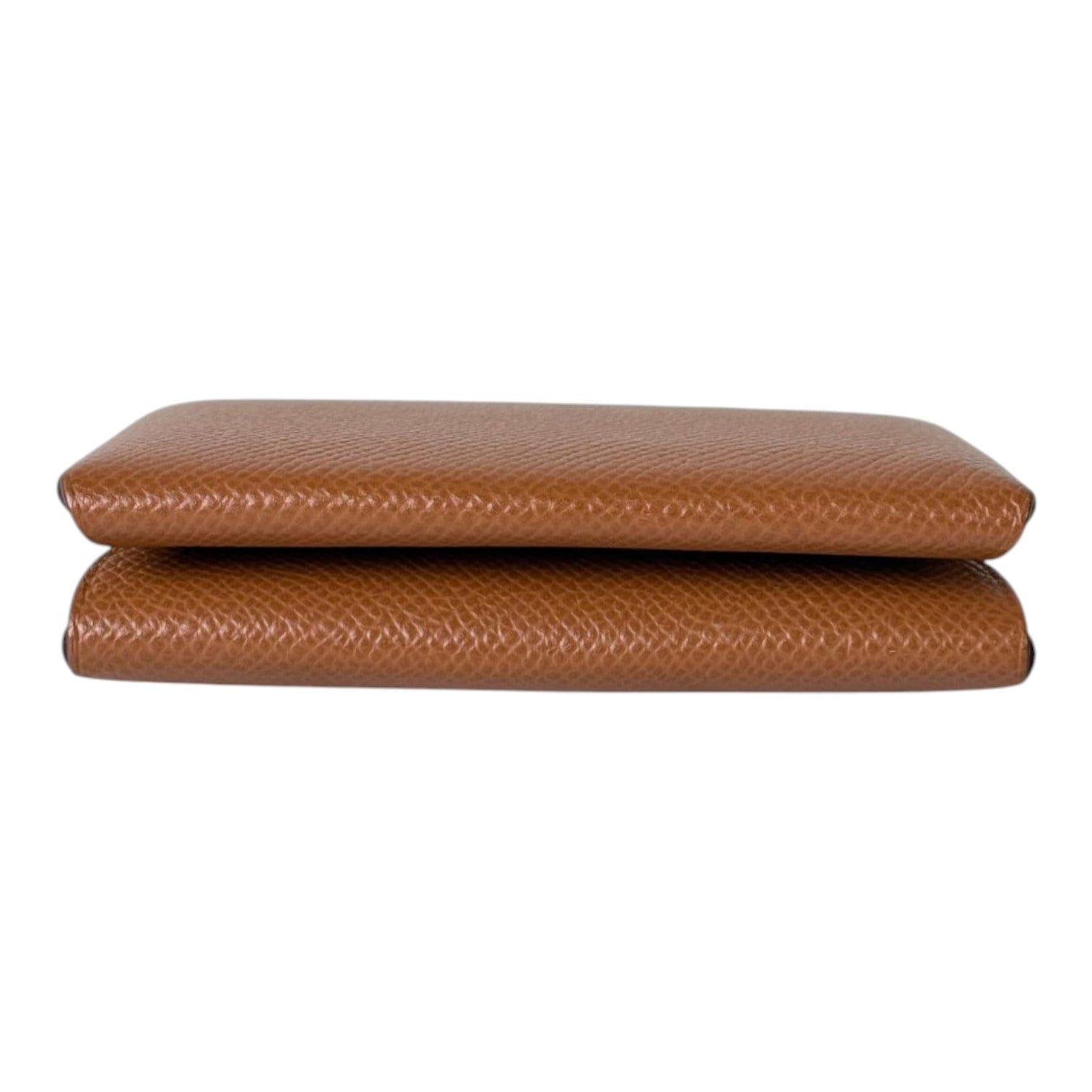 Hermes Hermes Gold Calvi Duo Card Holder