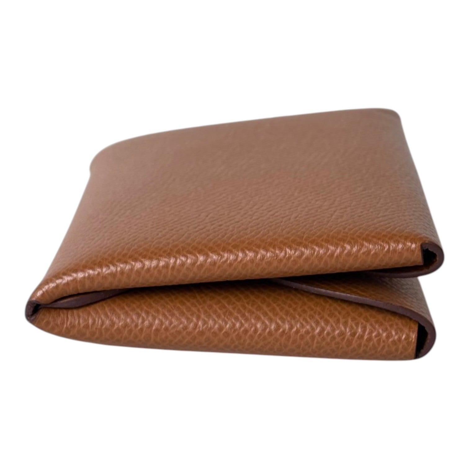 Hermes Hermes Gold Calvi Duo Card Holder