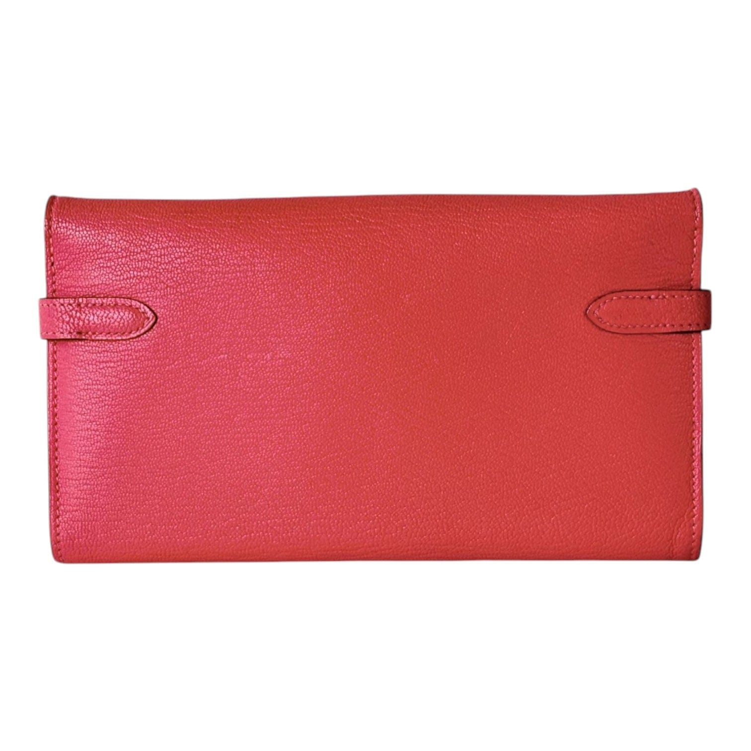 Hermes Hermes Pink Long Wallet Kelly with PHW