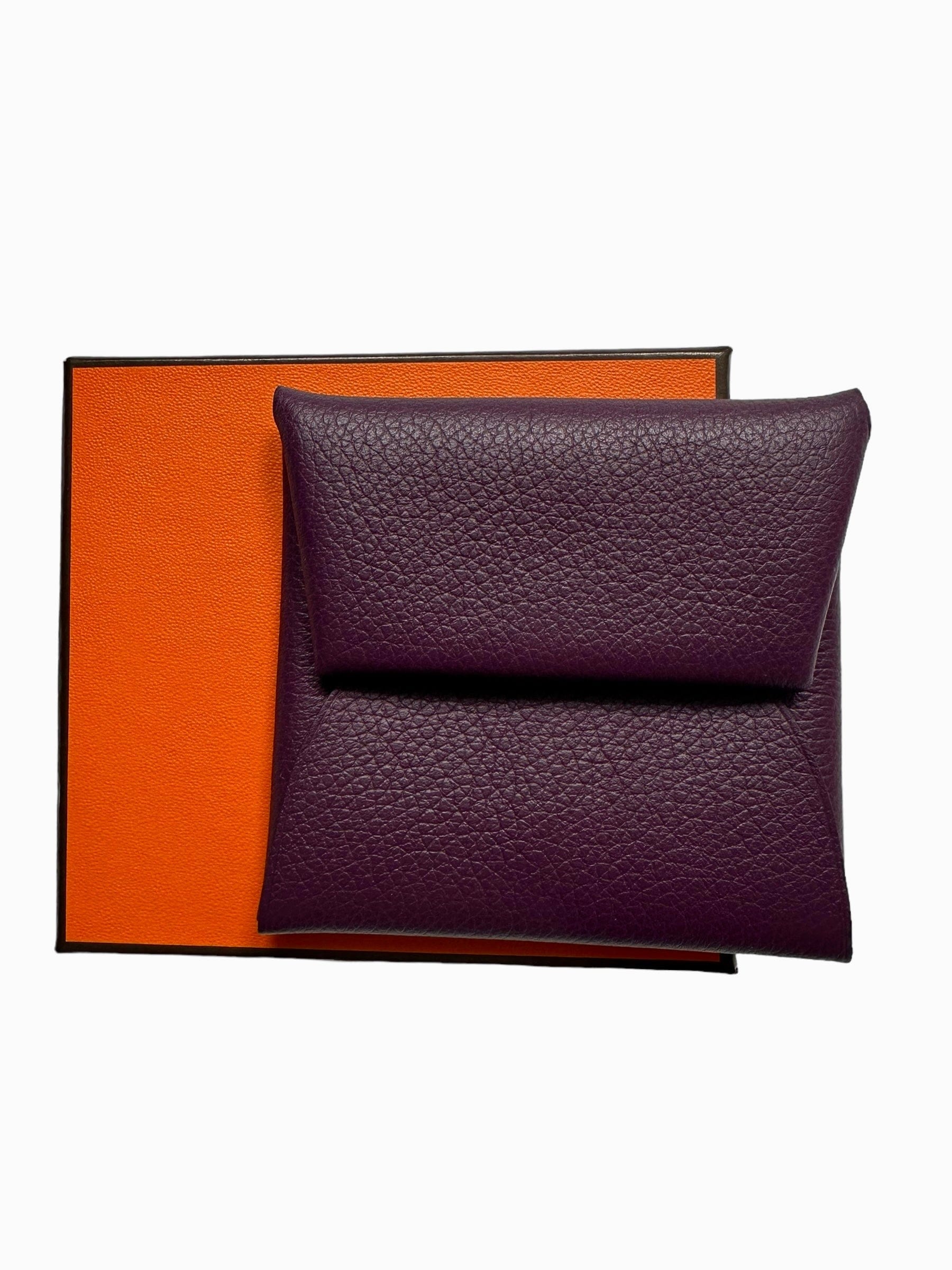 Hermes Hermes Purple Coin Purse