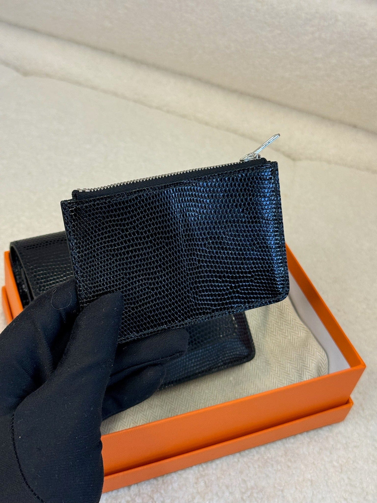 Hermès Hermès Roulis Compact Wallet - Black