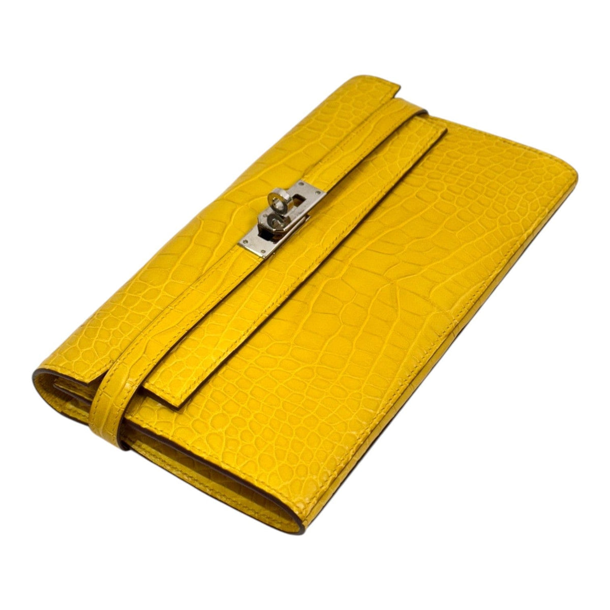 Hermes Hermes Yellow Kelly Long Wallet