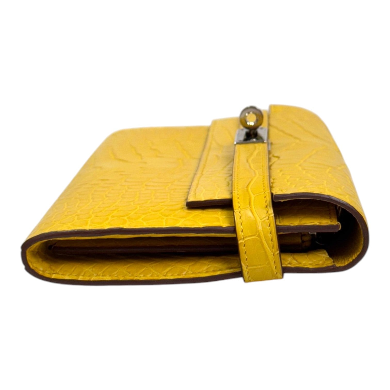 Hermes Hermes Yellow Kelly Long Wallet