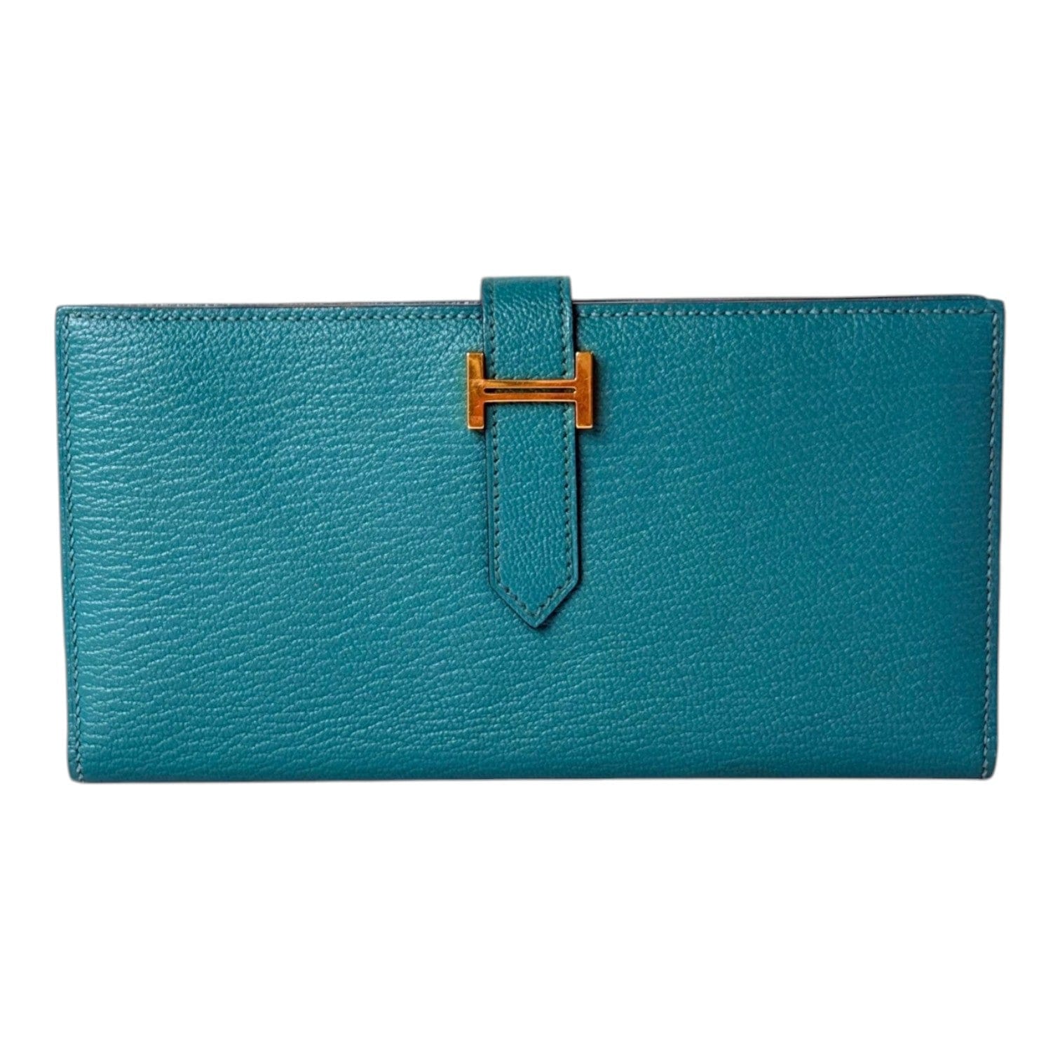 Hermes Hermes Z6 Green Wallet Bearn