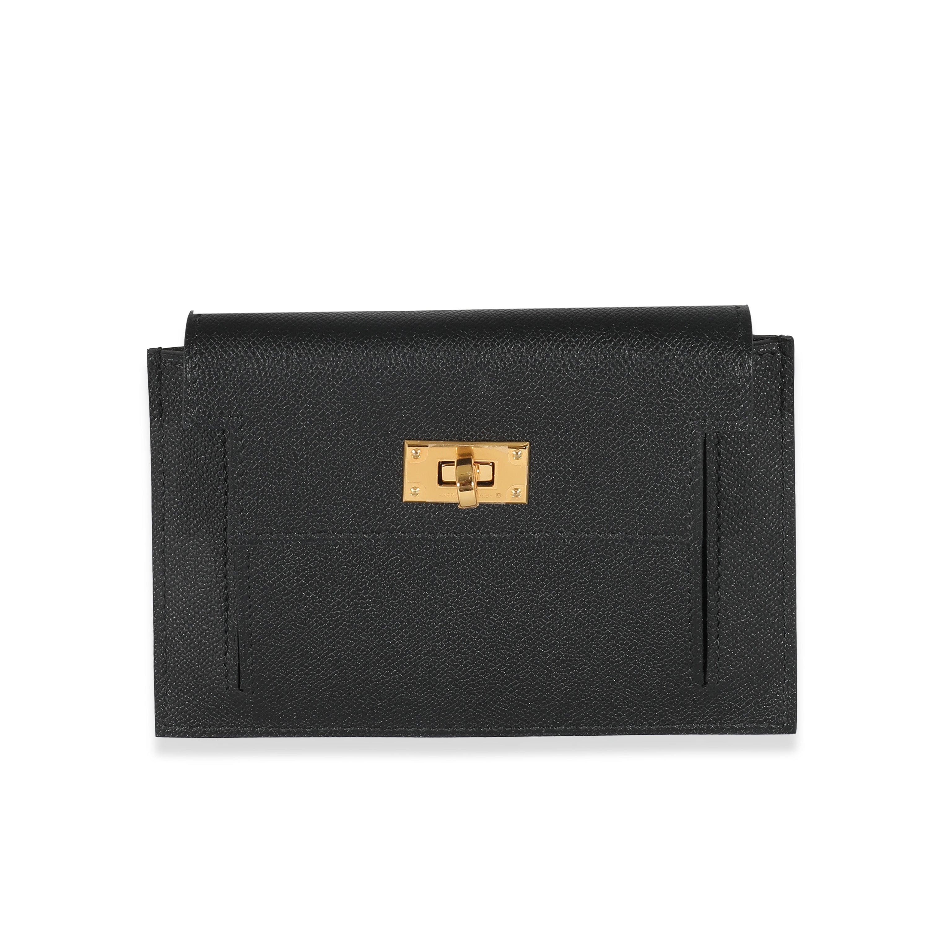 Hermes Black Epsom Kelly Pocket Compact Wallet – LuxuryPromise