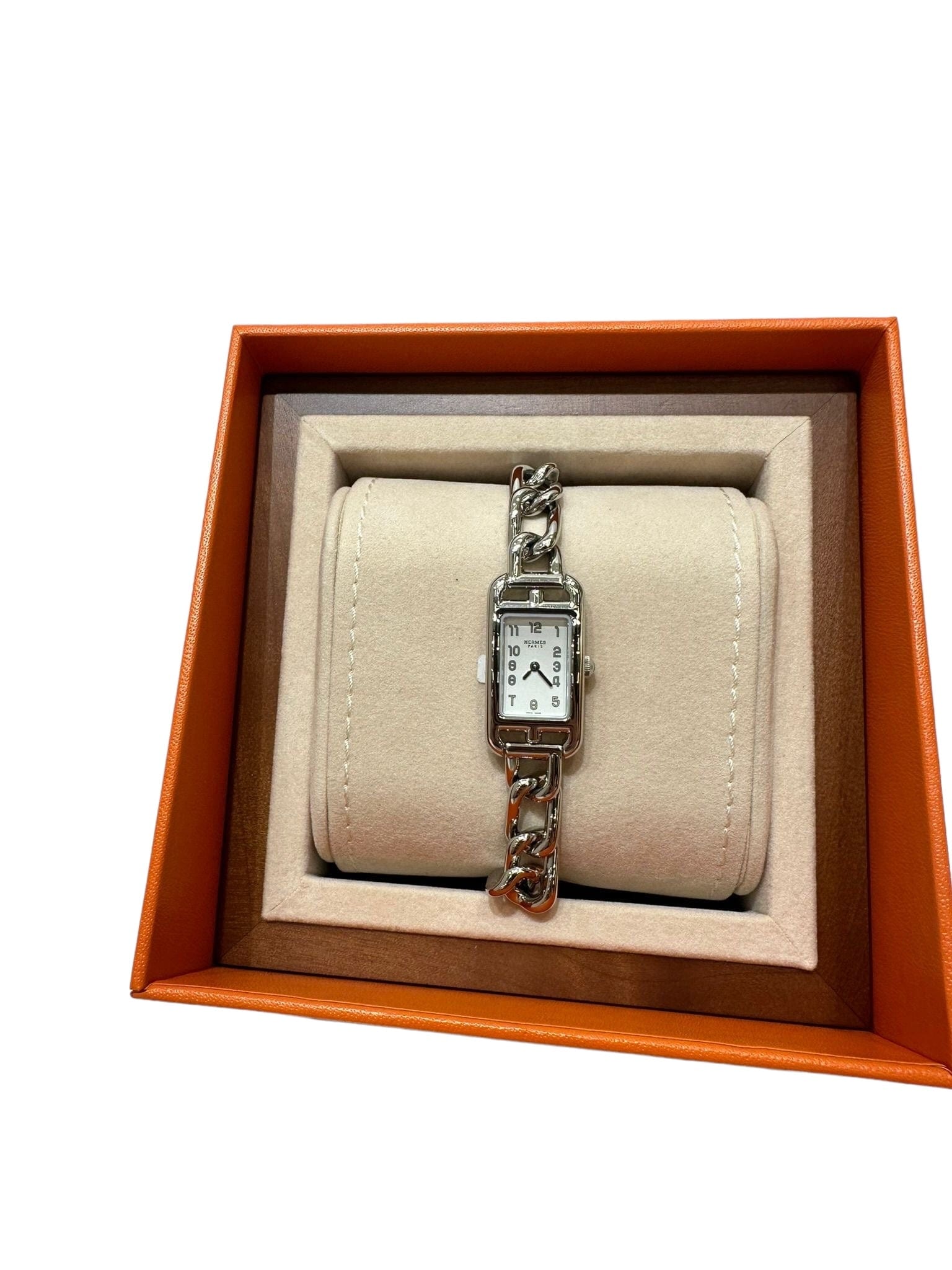 Hermes Hermes Stainless Steel Nantuck Watch