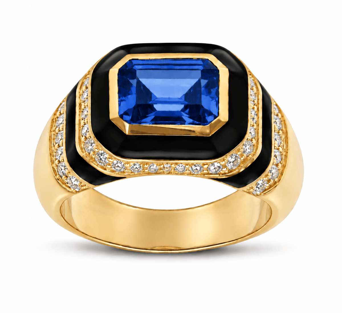 HOUSE OF ANCIENTS Kyma Dome Ring 18K Yellow Gold THOA001