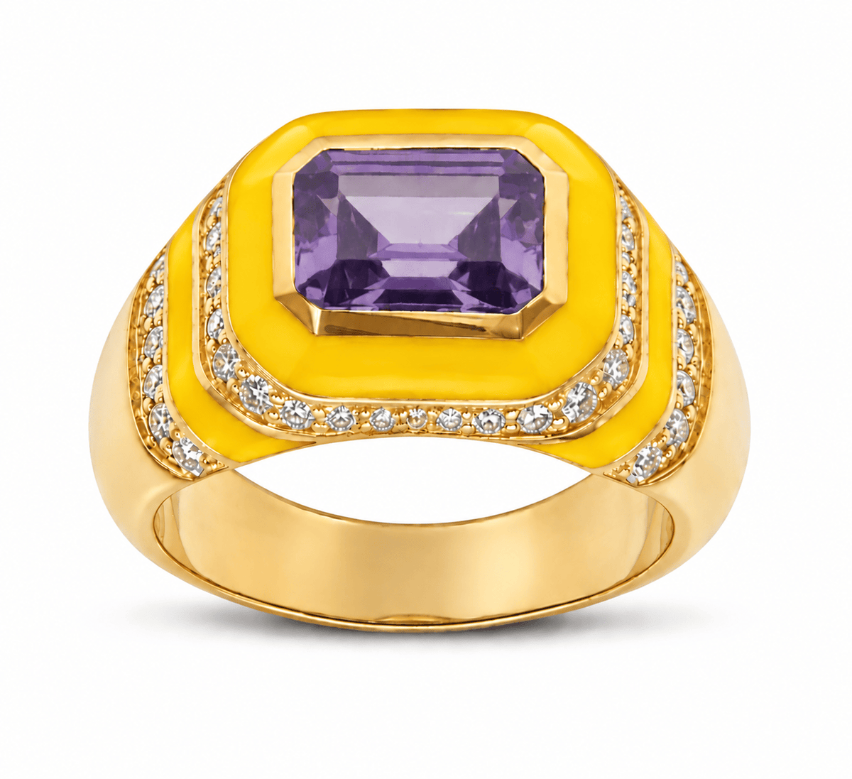 HOUSE OF ANCIENTS Kyma Dome Ring 18K Yellow Gold THOA001