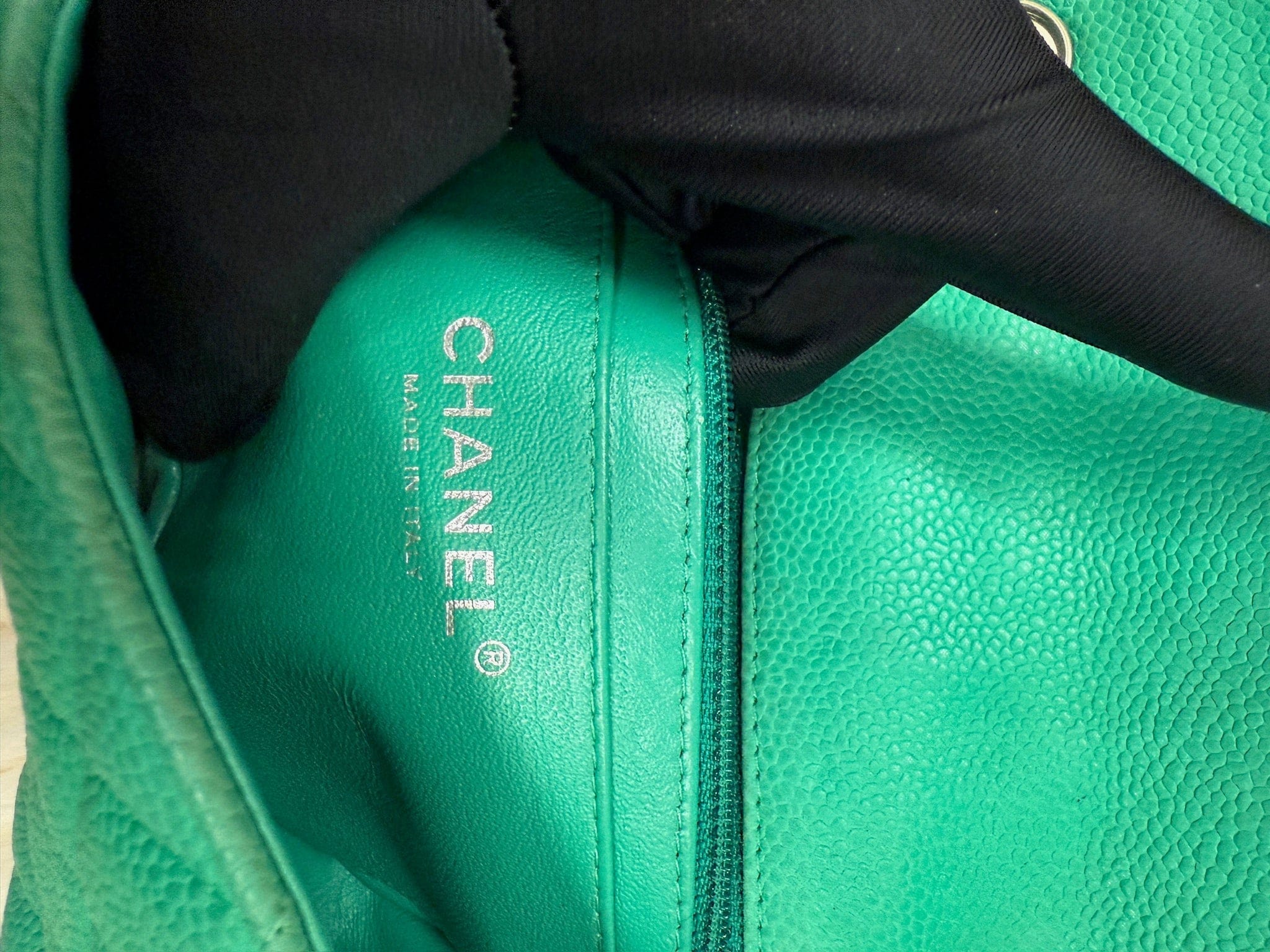 Iconn Boutique Chanel Mini Classic Flap – Green