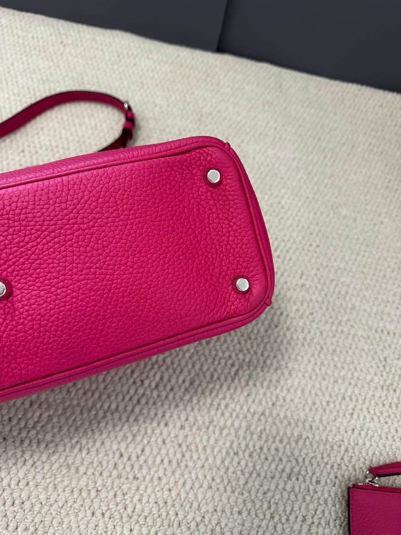 Iconn Boutique Christian Dior Calfskin Medium Diorissimo Bag Fuchsia