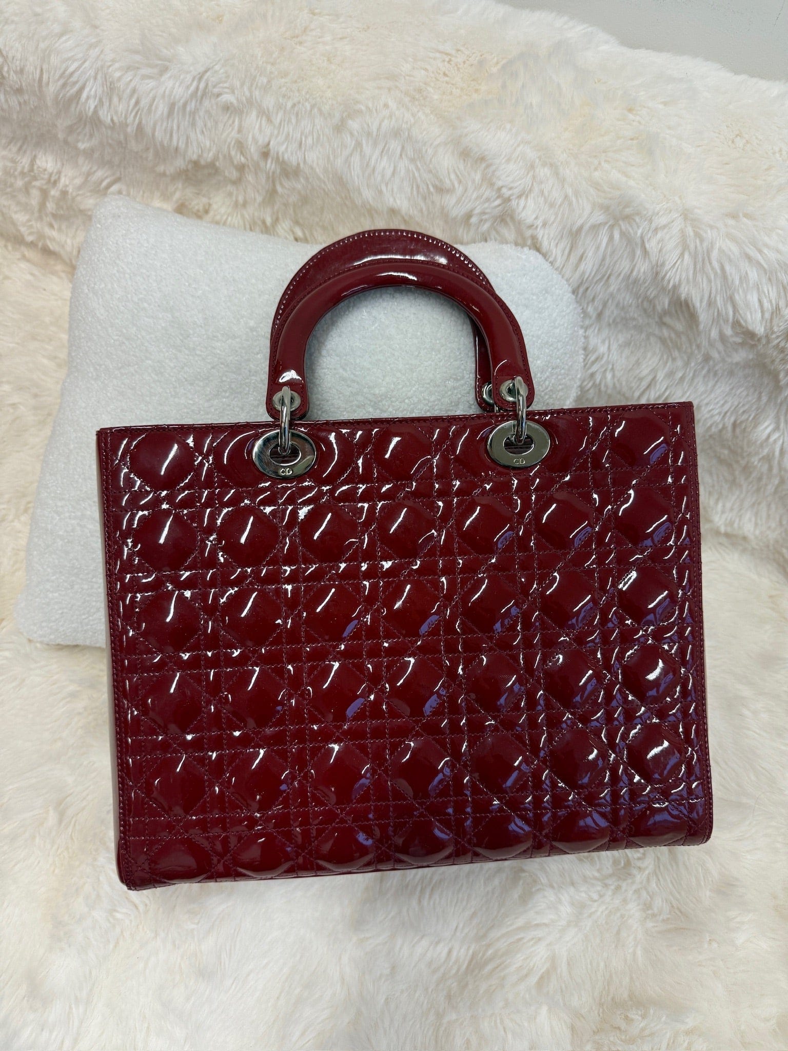 Iconn Boutique Dior Lady Dior Top Handle Bag