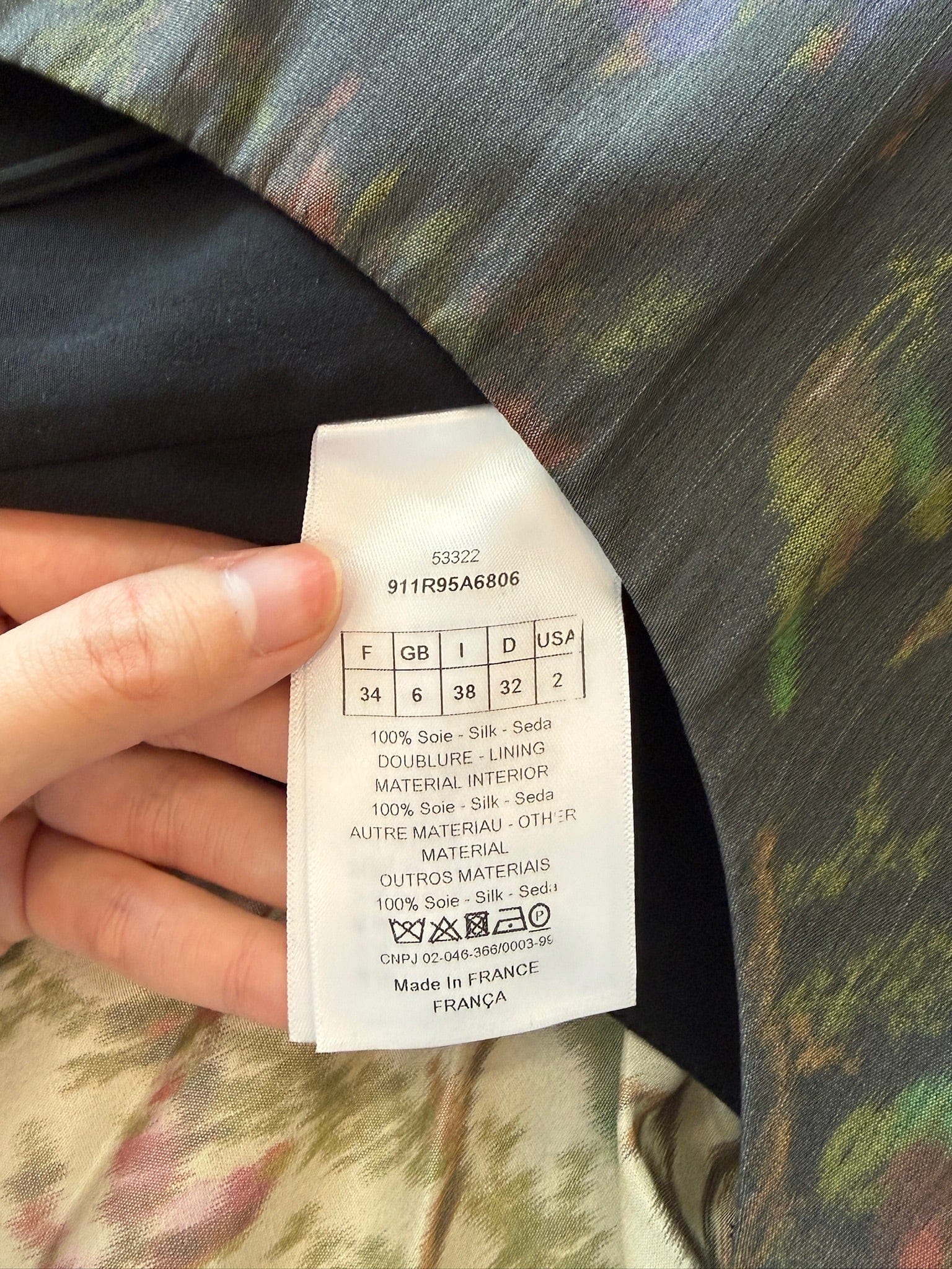 Iconn Boutique FR 34 - Dior Floral silk mid-length dress