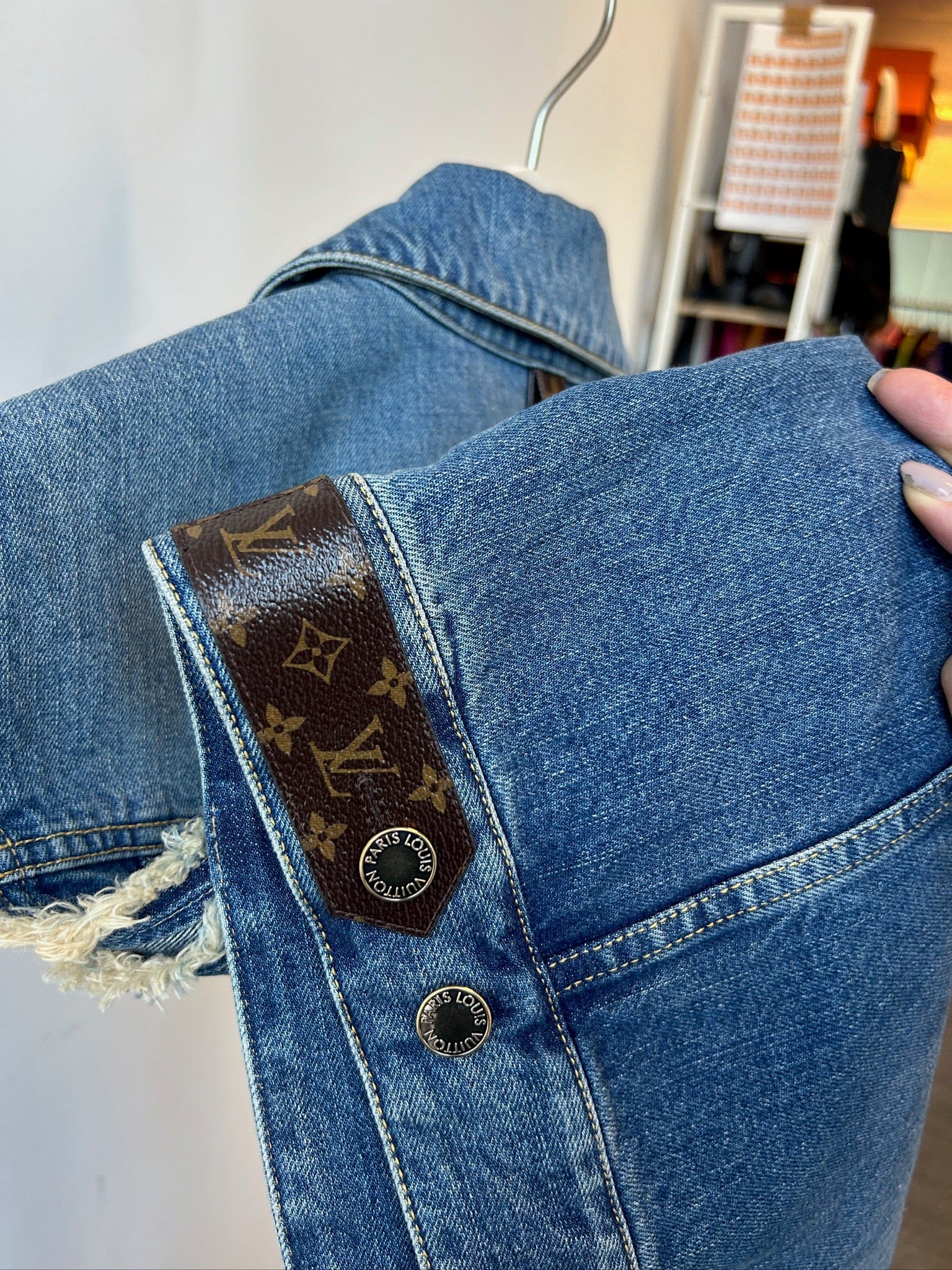 Iconn Boutique FR36 Louis Vuitton Denim Vest