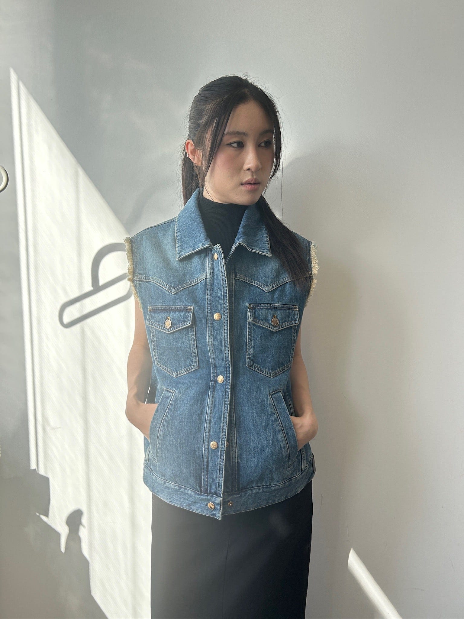 Iconn Boutique FR36 Louis Vuitton Denim Vest