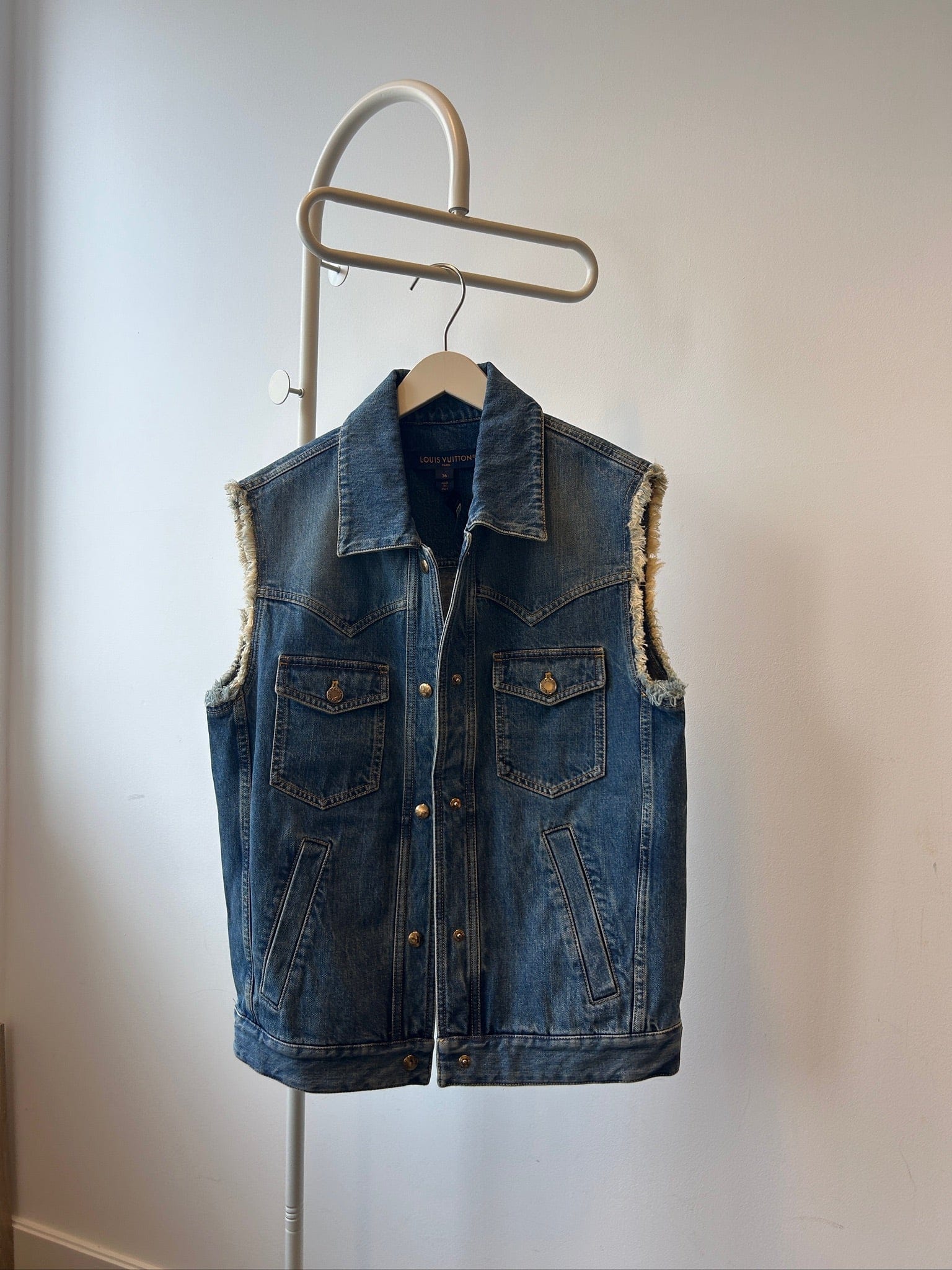 Iconn Boutique FR36 Louis Vuitton Denim Vest