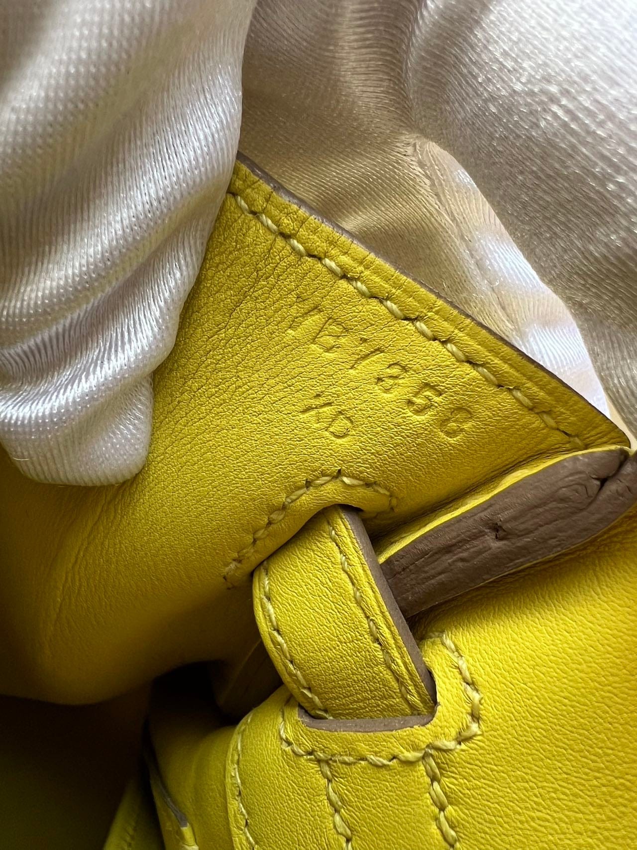 Iconn Boutique Hermès Birkin 25 Lime Togo Leather Gold Hardware - Stamp Y