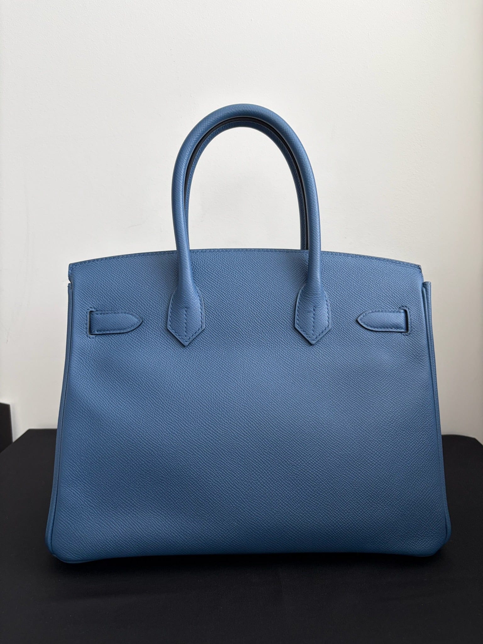 Iconn Boutique Hermès Birkin 30 Blue Brighton Epsom Leather GHW Stamp X